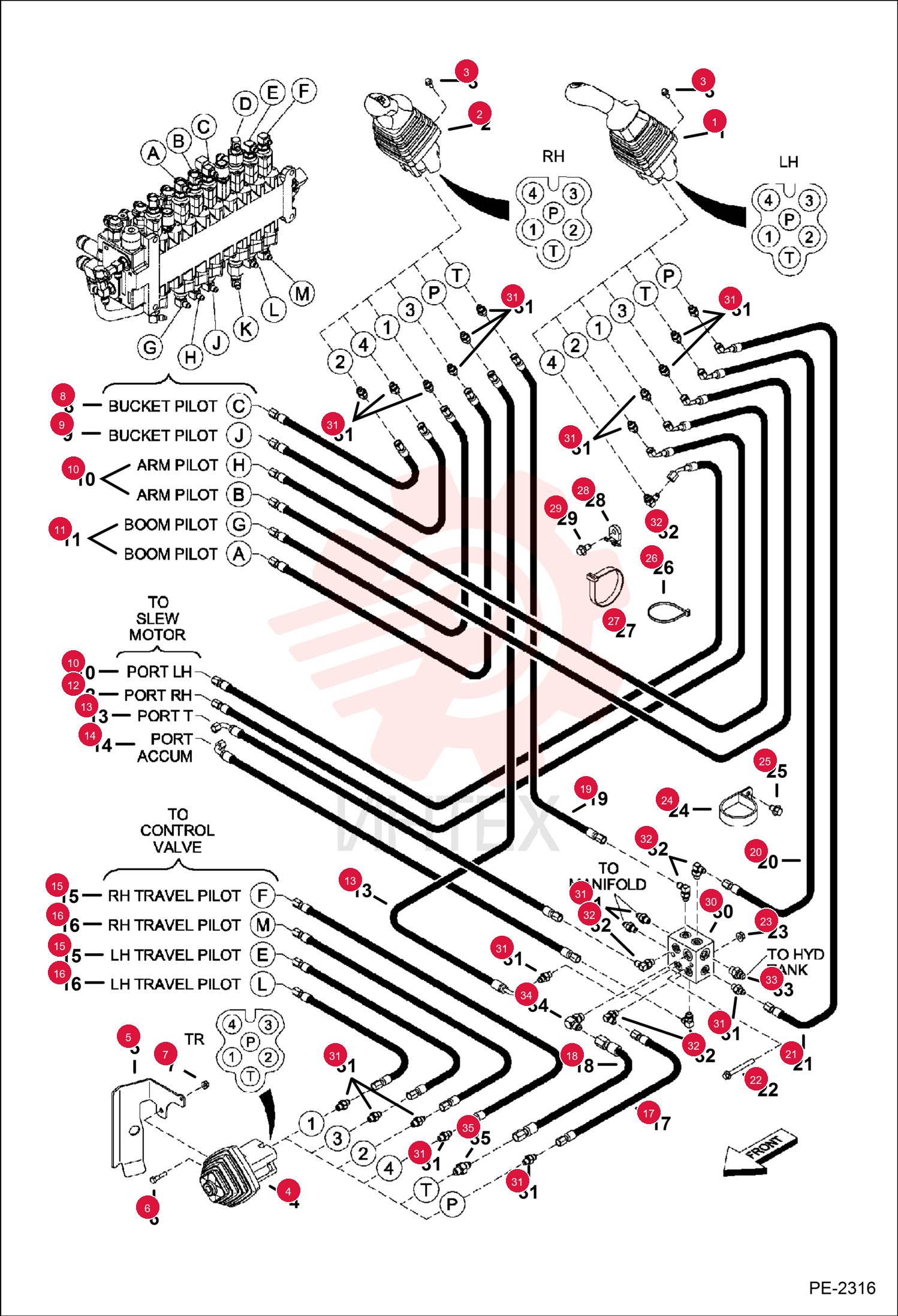 JOYSTICK, LH 7220731 (2)