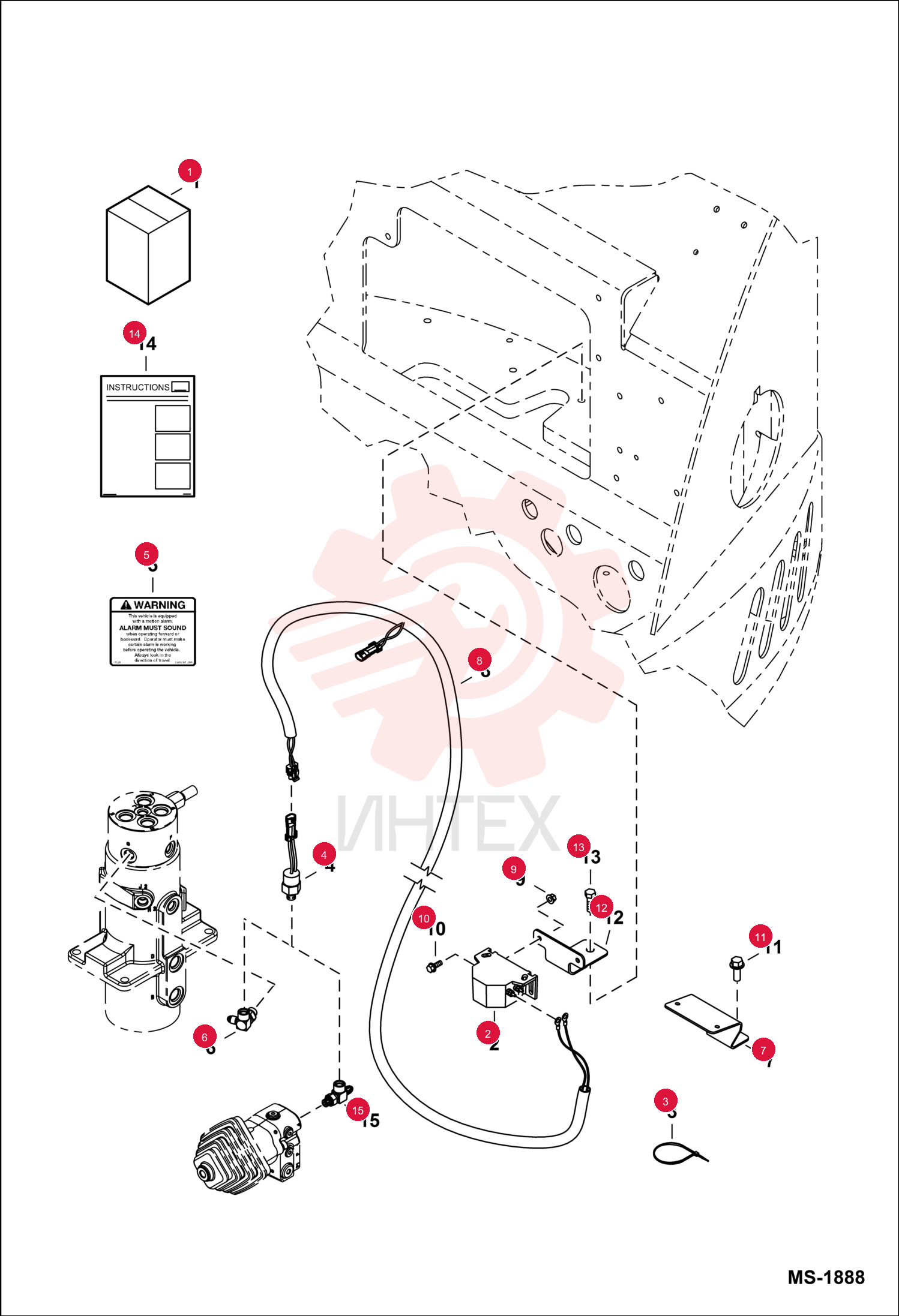 KIT, ALARM MOTION 6816879 (2)