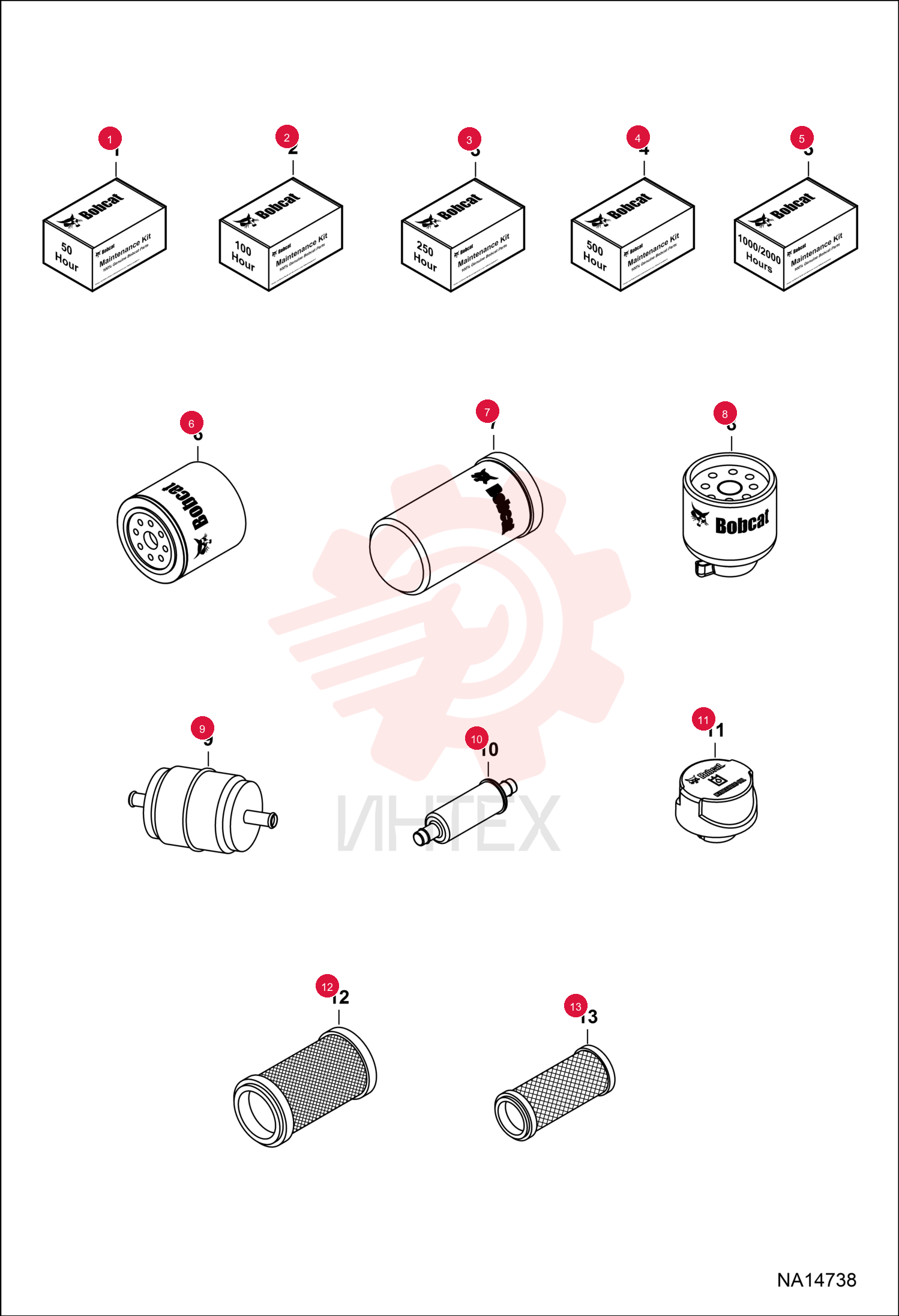KIT MAINTENANCE 50 HR 7343814 (2)