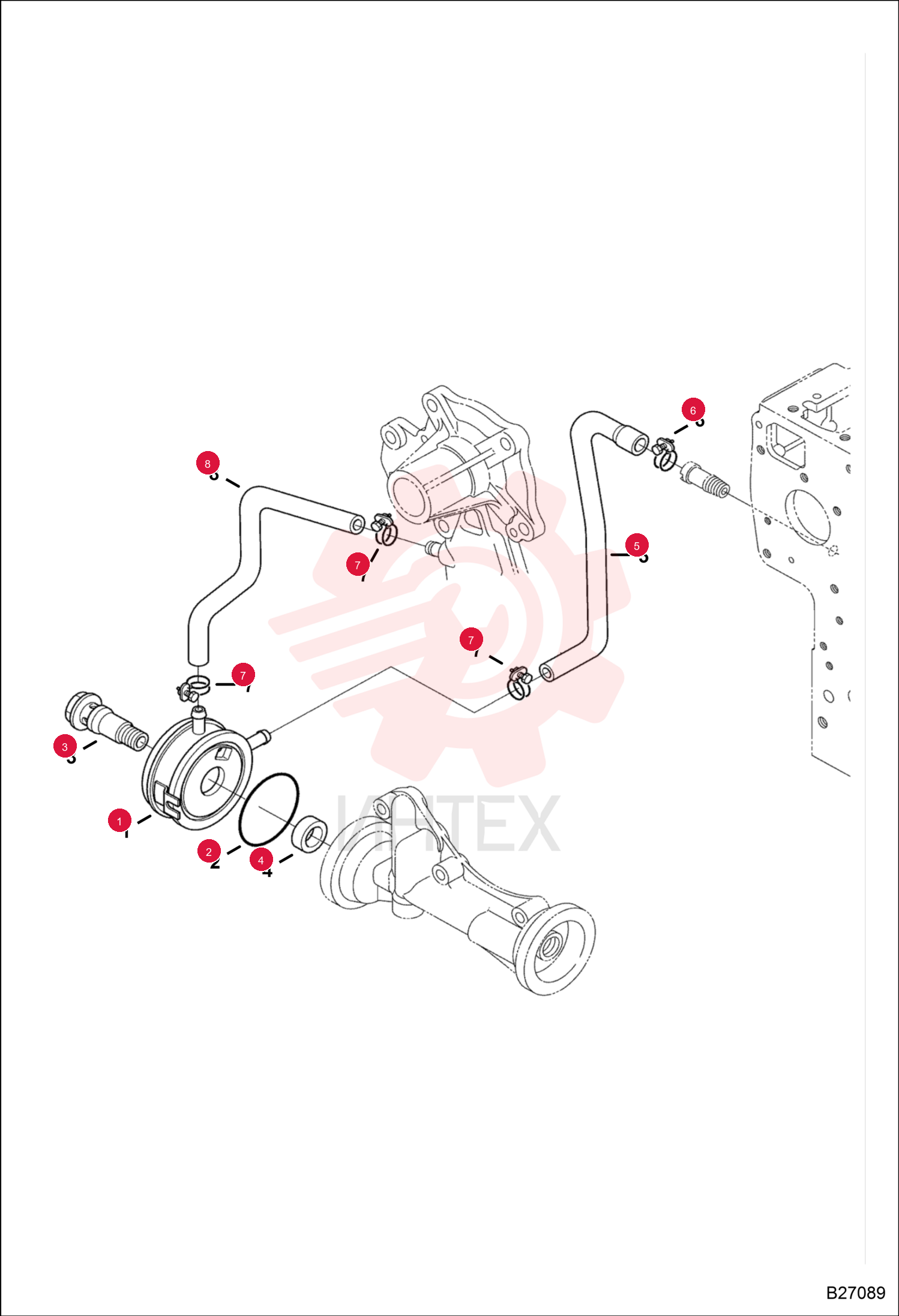 OIL COOLER ASSY 6684885 (6)