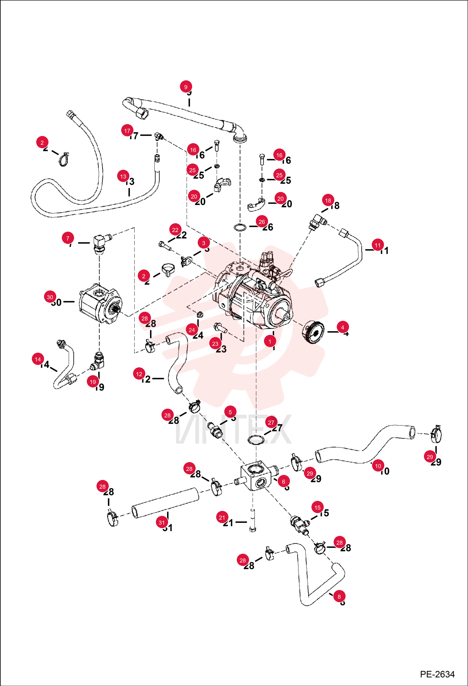 PUMP, HYD 7001430REM (2)