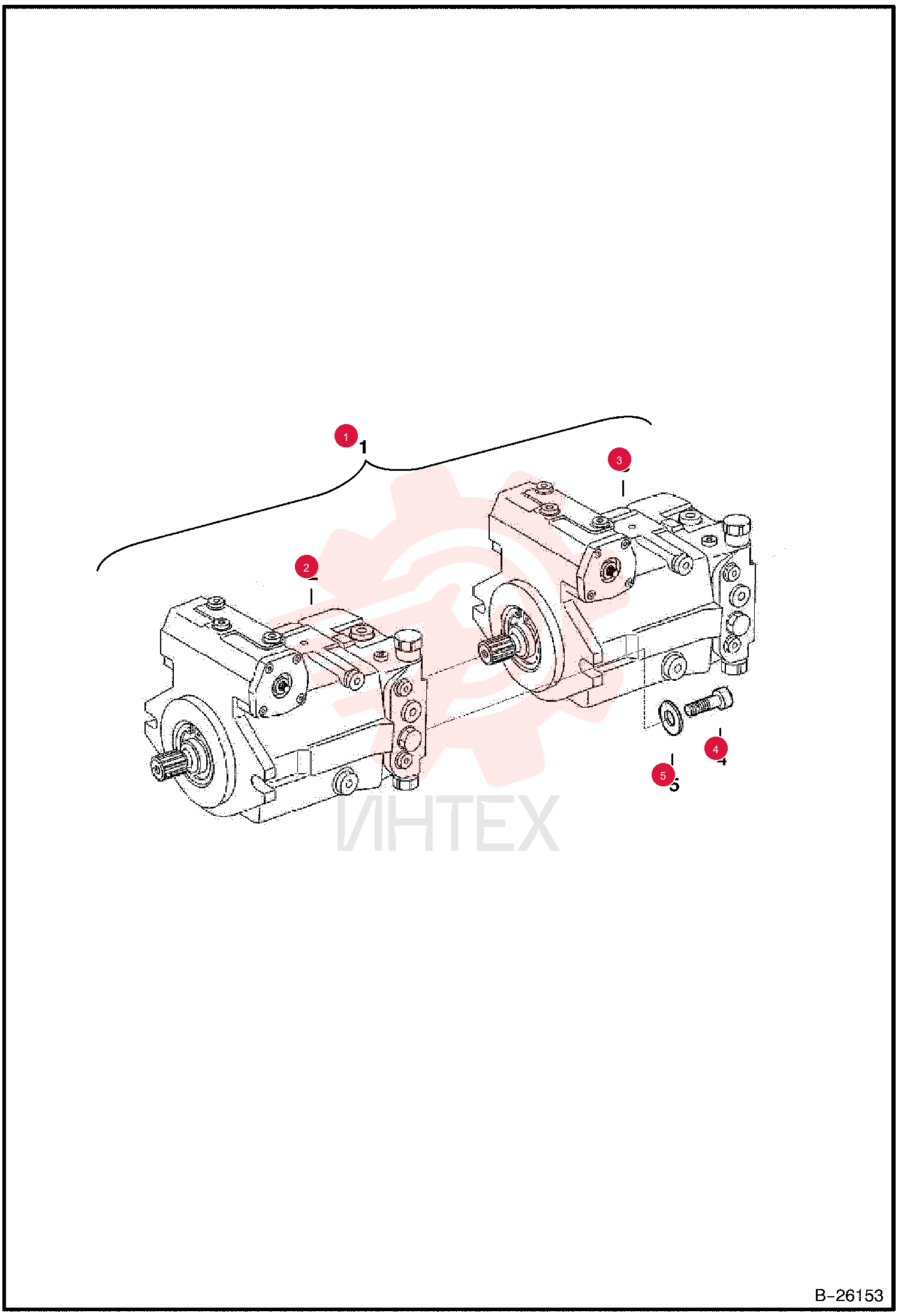 PUMP, HYD TANDEM 6689757
