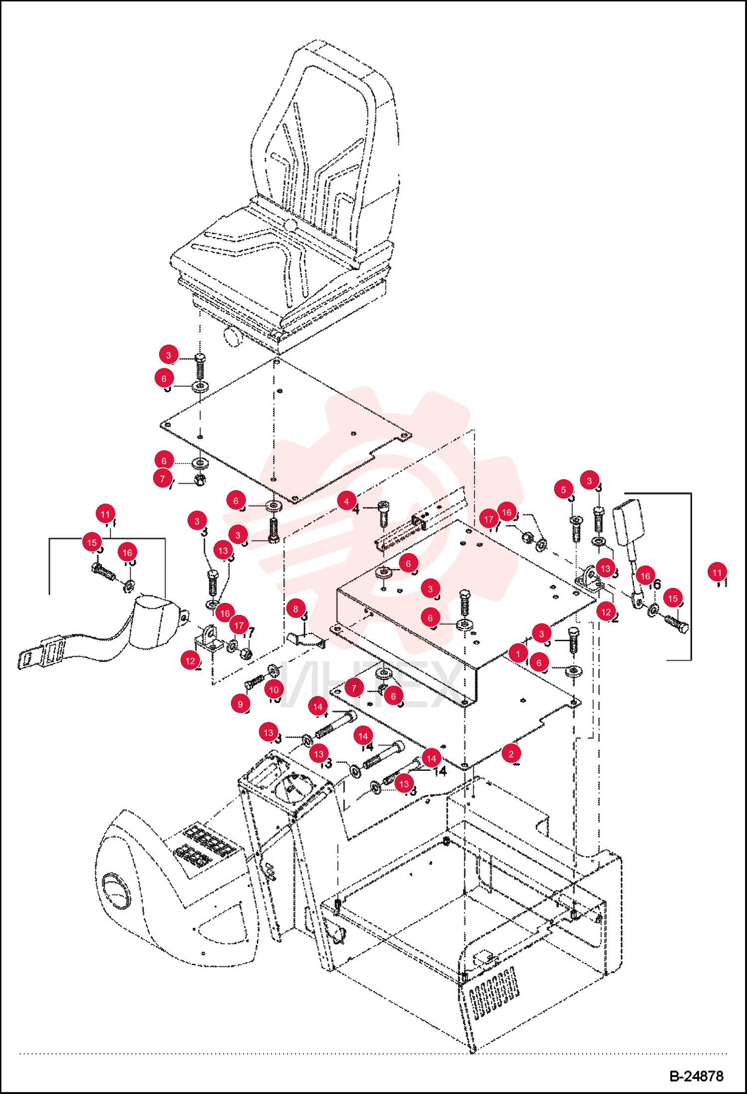 BRACKET SEAT 6234118005