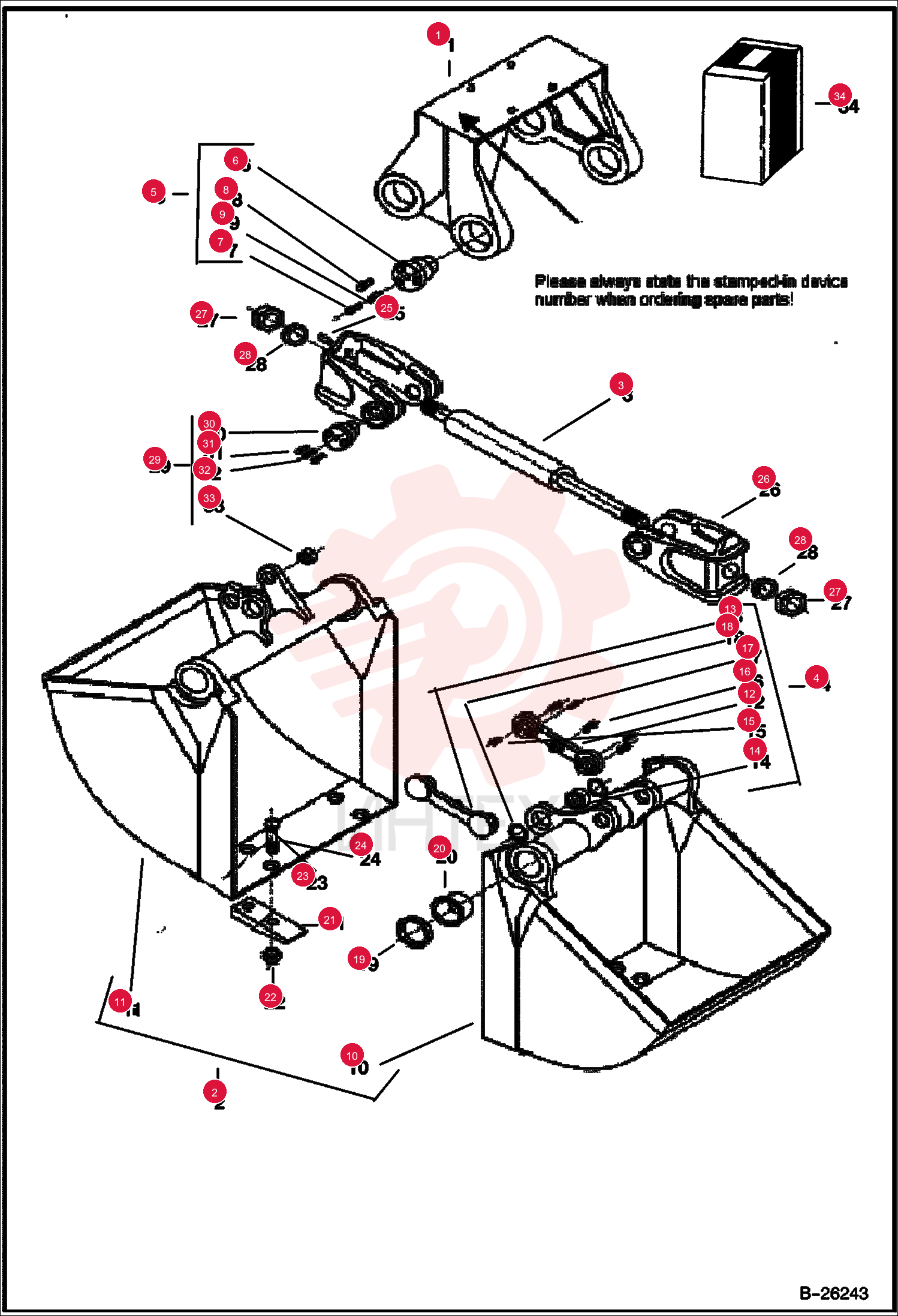 BUCKET CARRIER (500) 5440000037 (1)