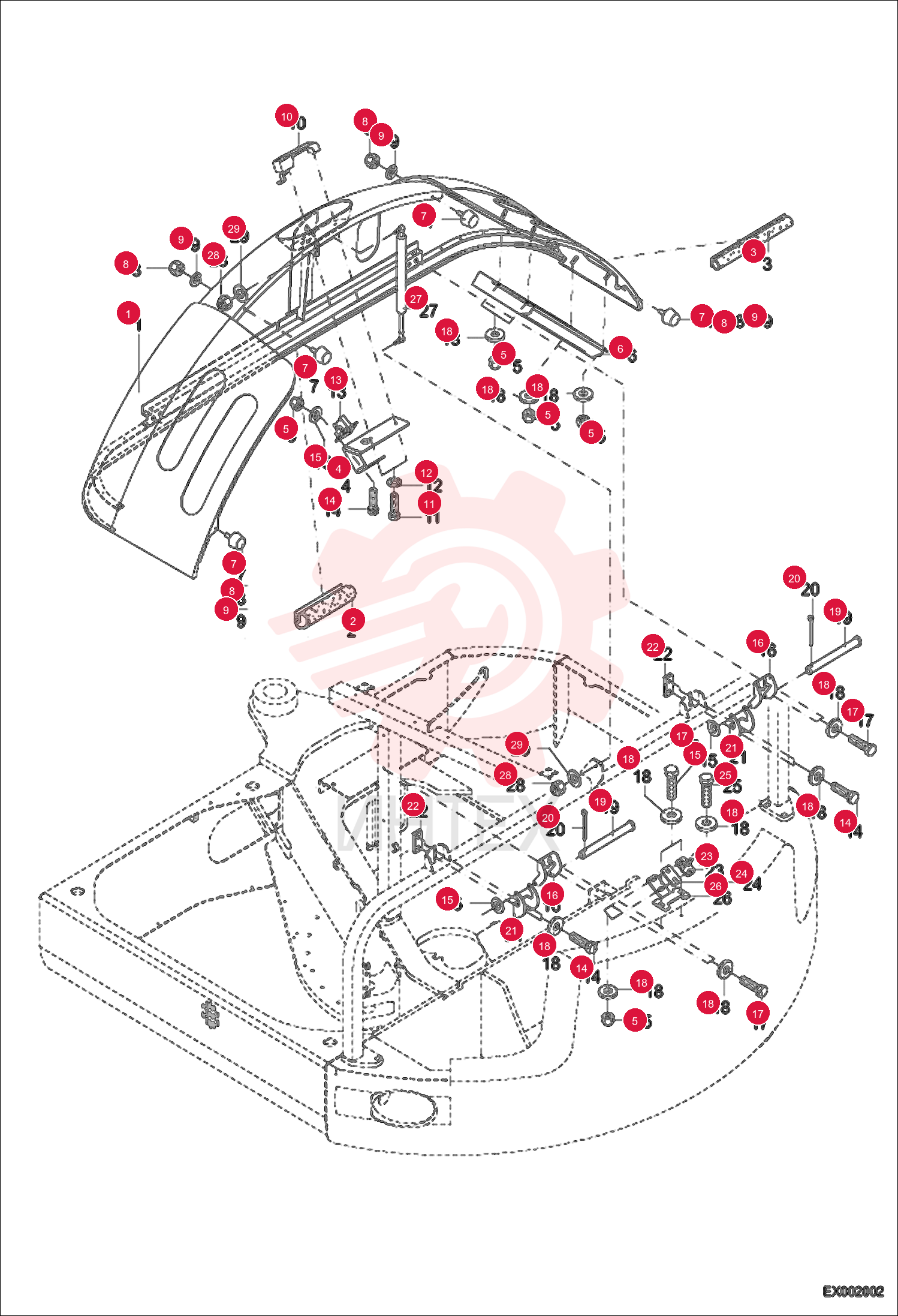 COVER, REAR 5529020117 (3)