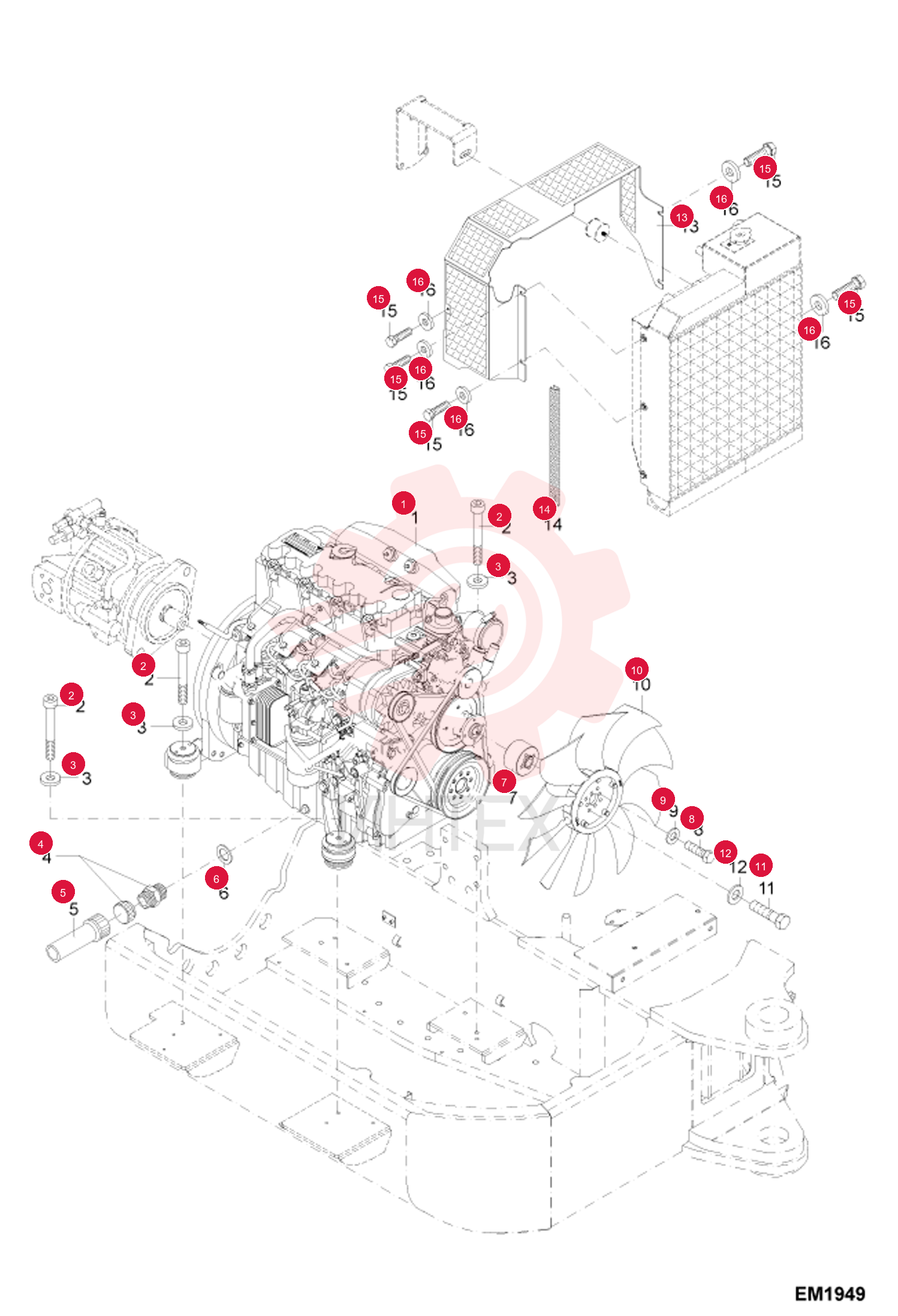 ENGINE, DIESEL 5411662525 (1)