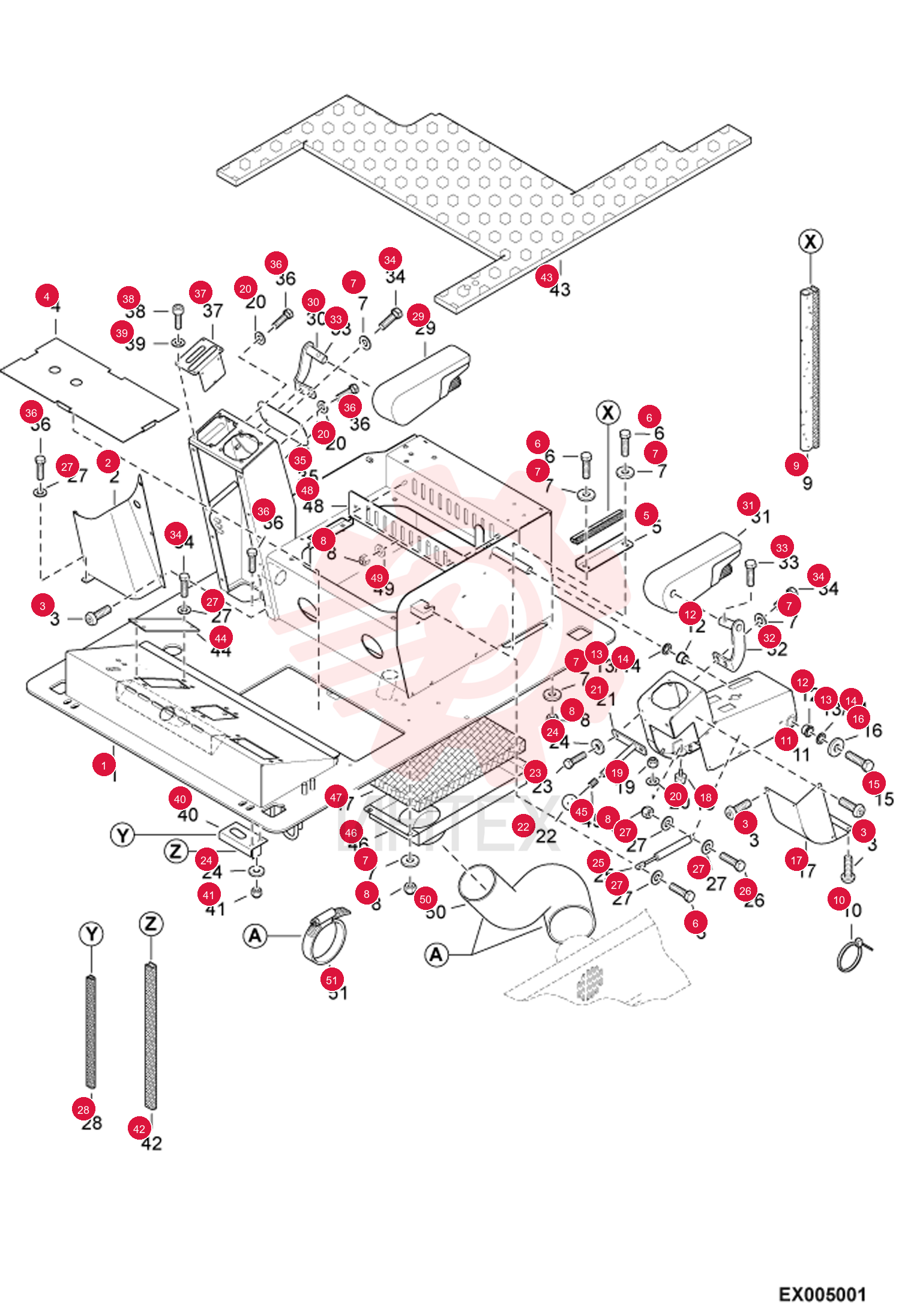 FRAME, FLOOR 6207526002 (2)