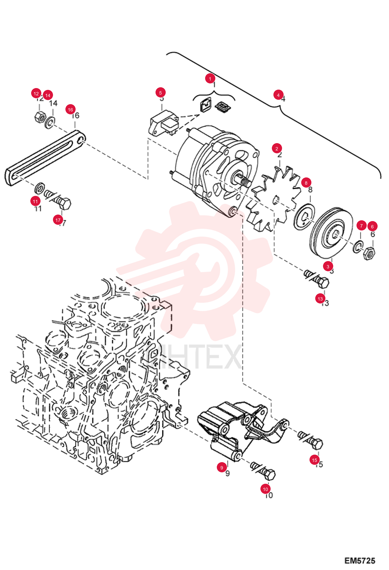 GASKET SET 5411664287 (1)