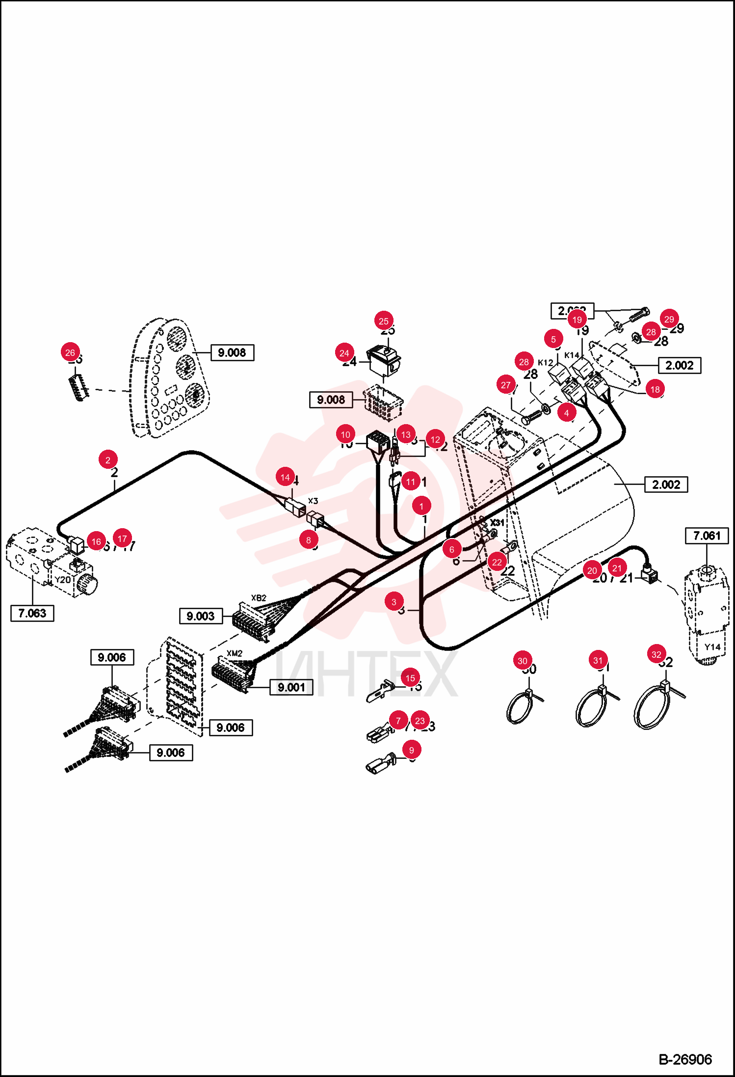 HARNESS, RELAY SWITCH 0234306021 (1)
