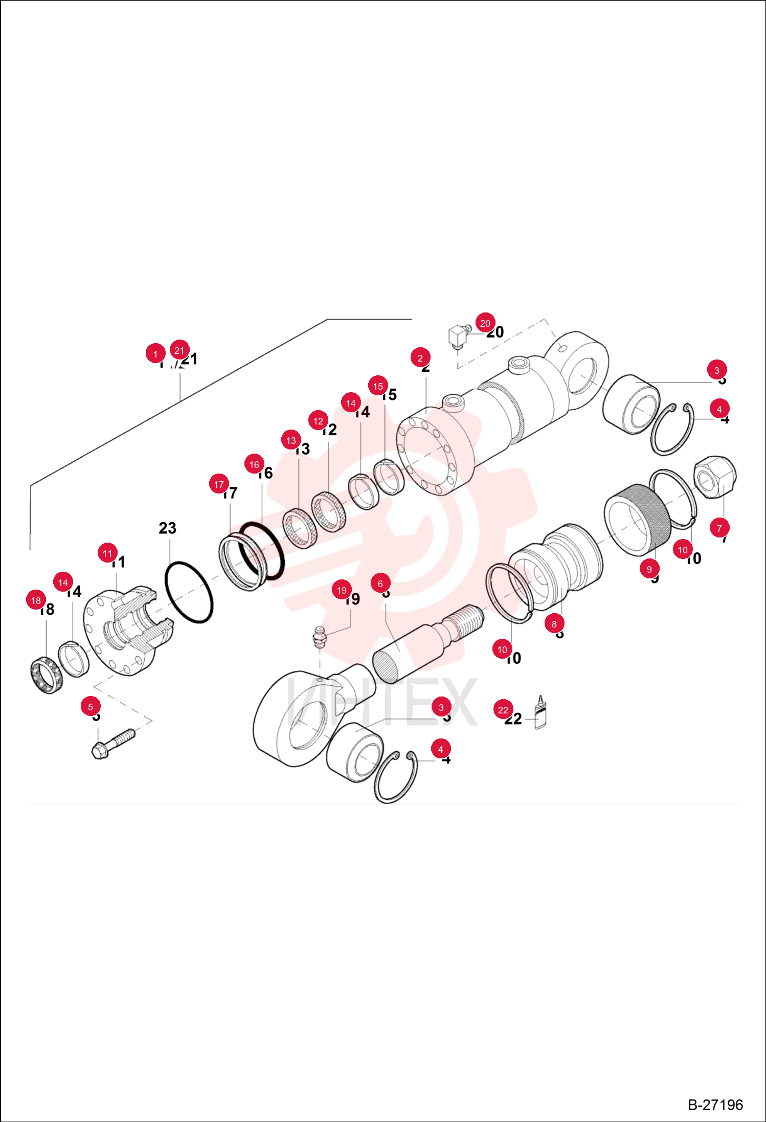 HYDR. CYLINDER 6501059000 (2)