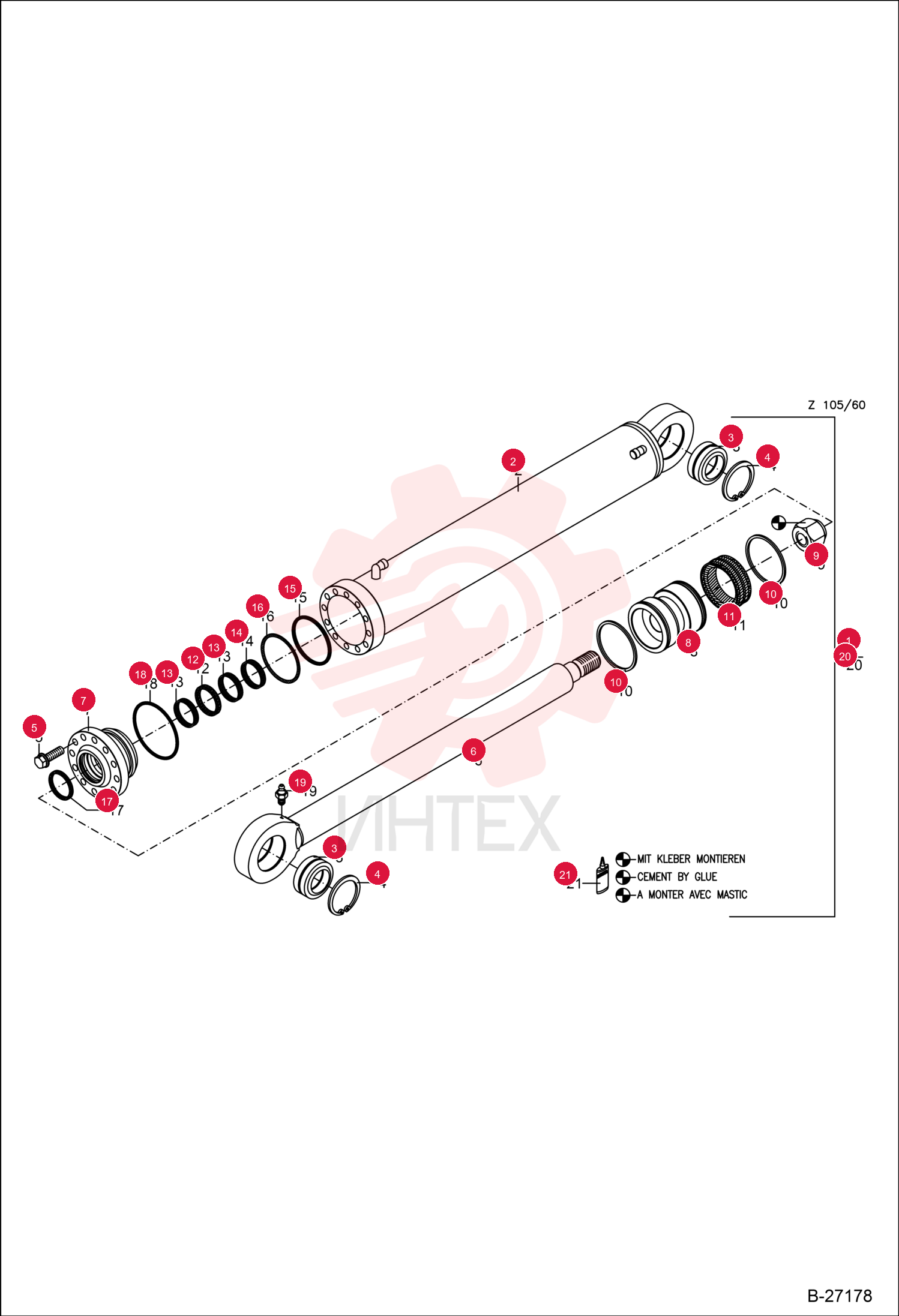 HYDR. CYLINDER 6501088000 (3)
