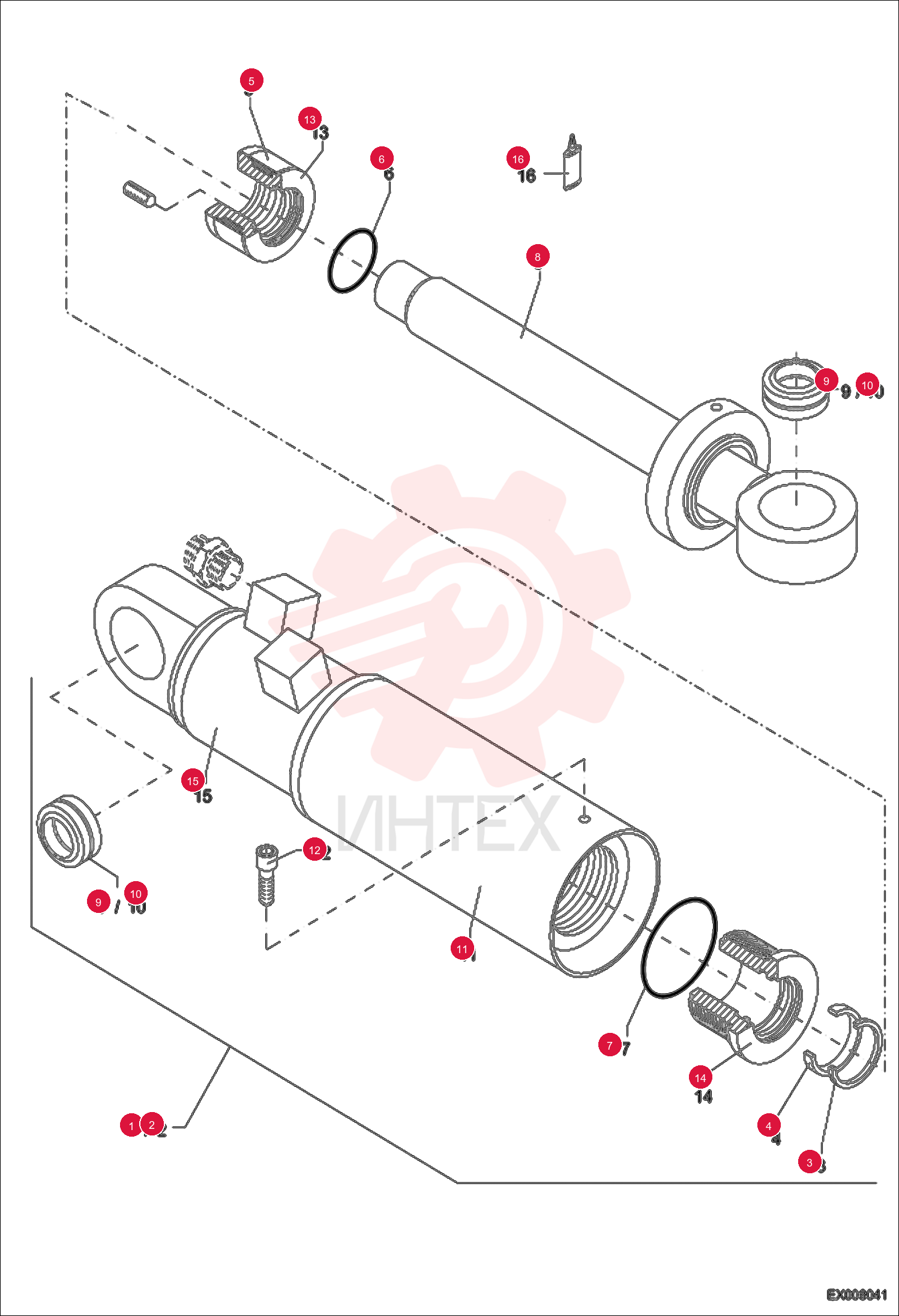 HYDR. CYLINDER 5018001009 (4)