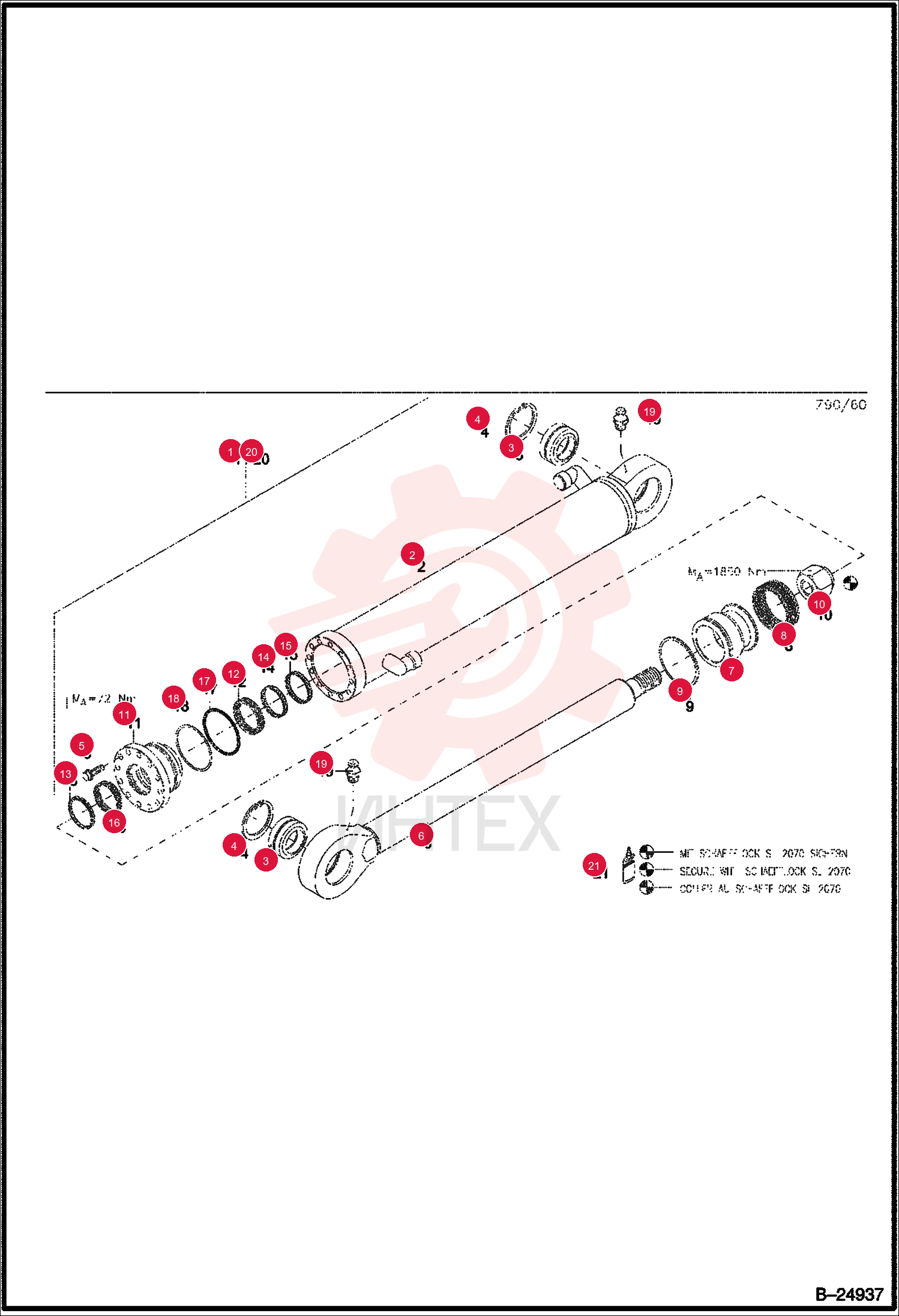 HYDR. CYLINDER 6500778700 (2)