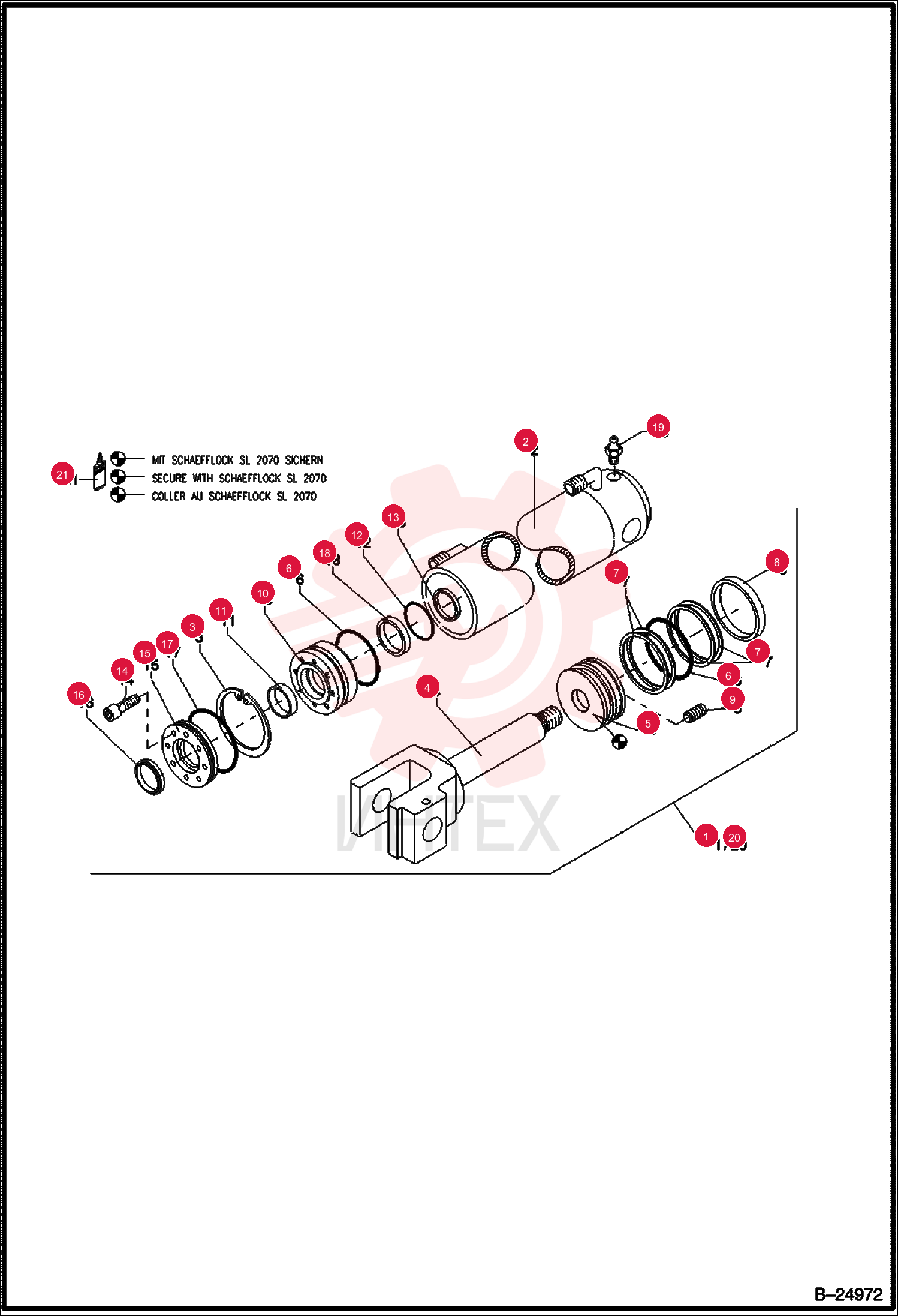 HYDRAULIC CYLINDER 6502045000 (1)