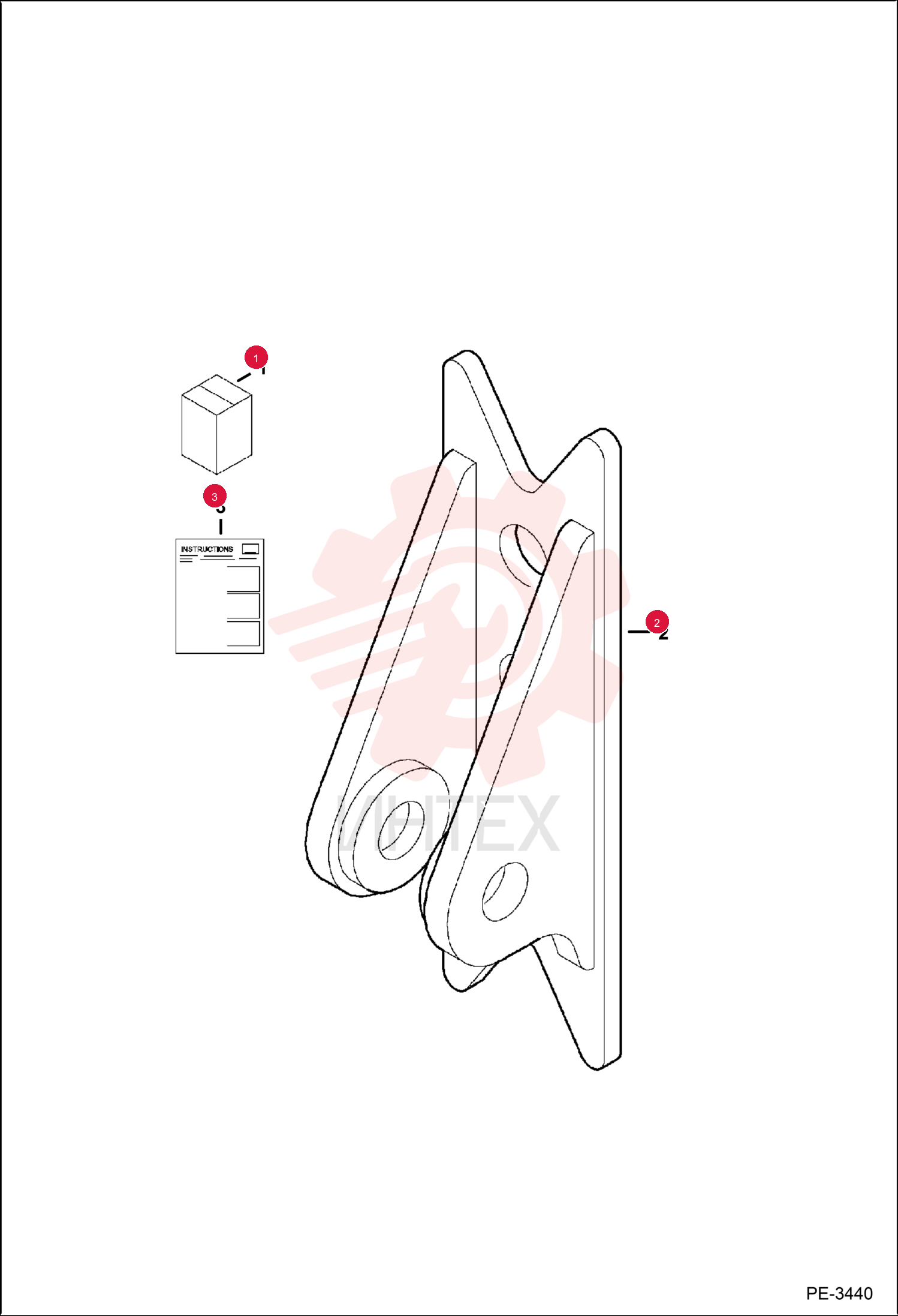 KIT HYD THUMB BRKT 7100285