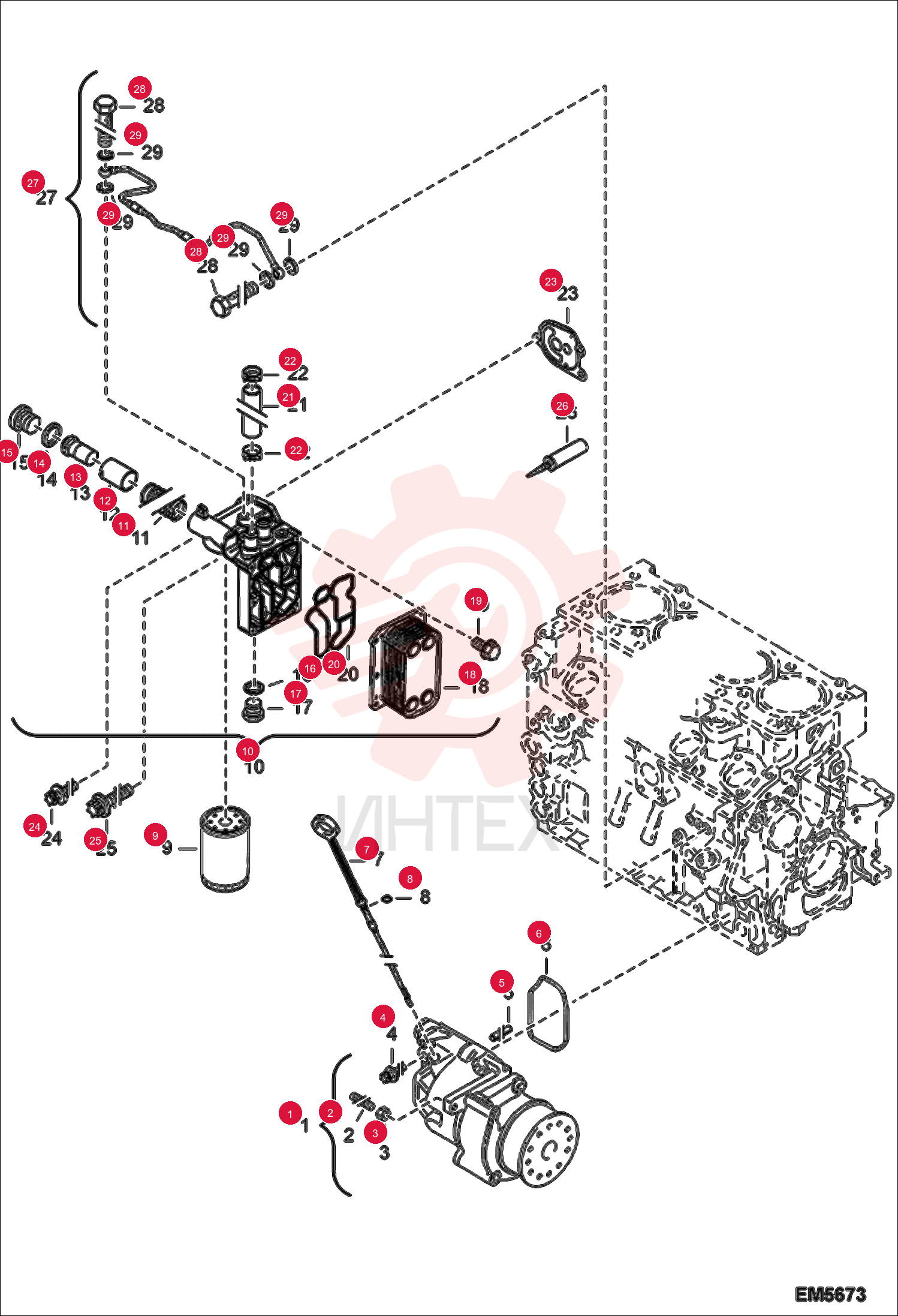 LUBRICATION OIL PUMP 5411664076
