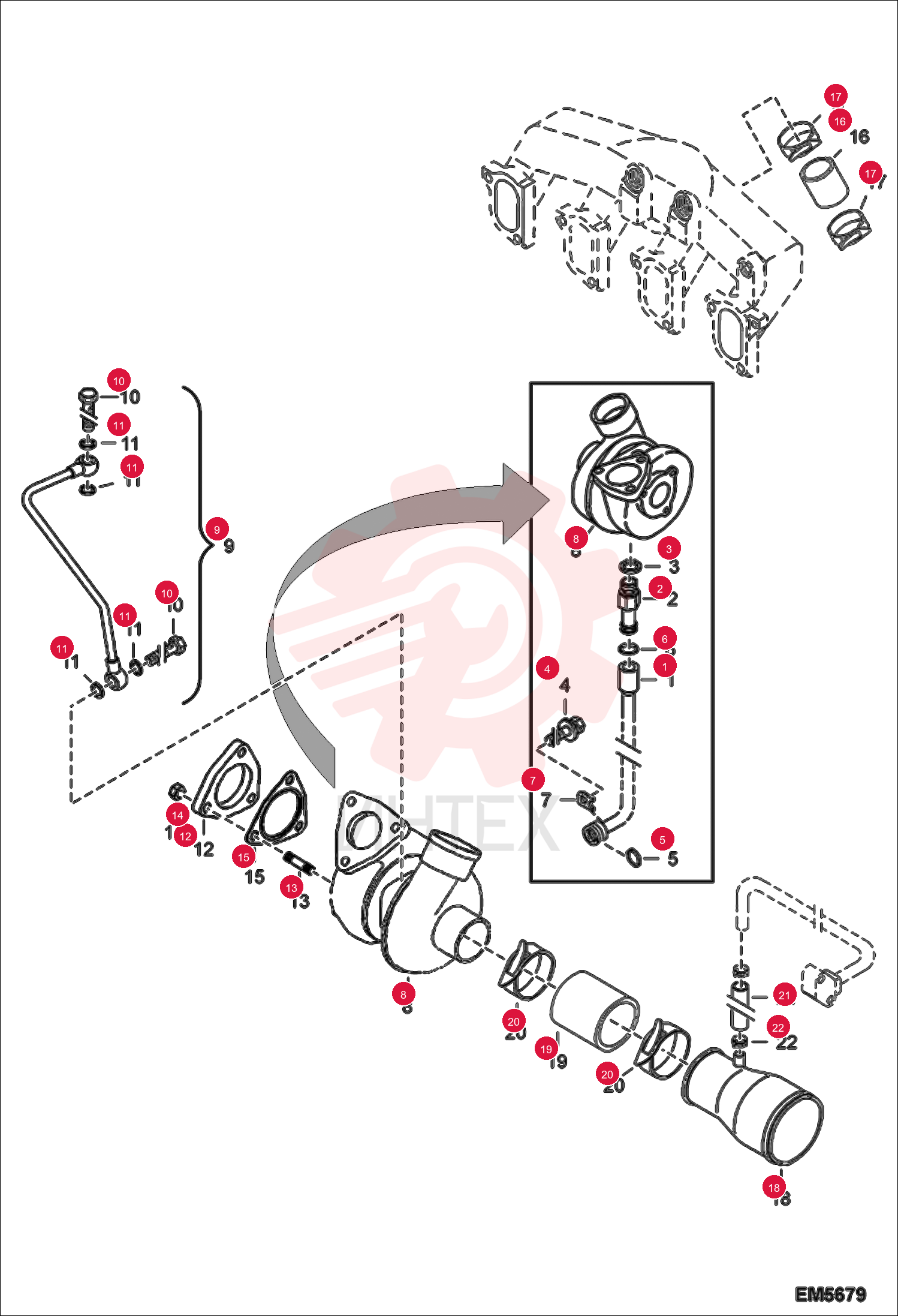 TUBELINE OIL RETURN 7013552