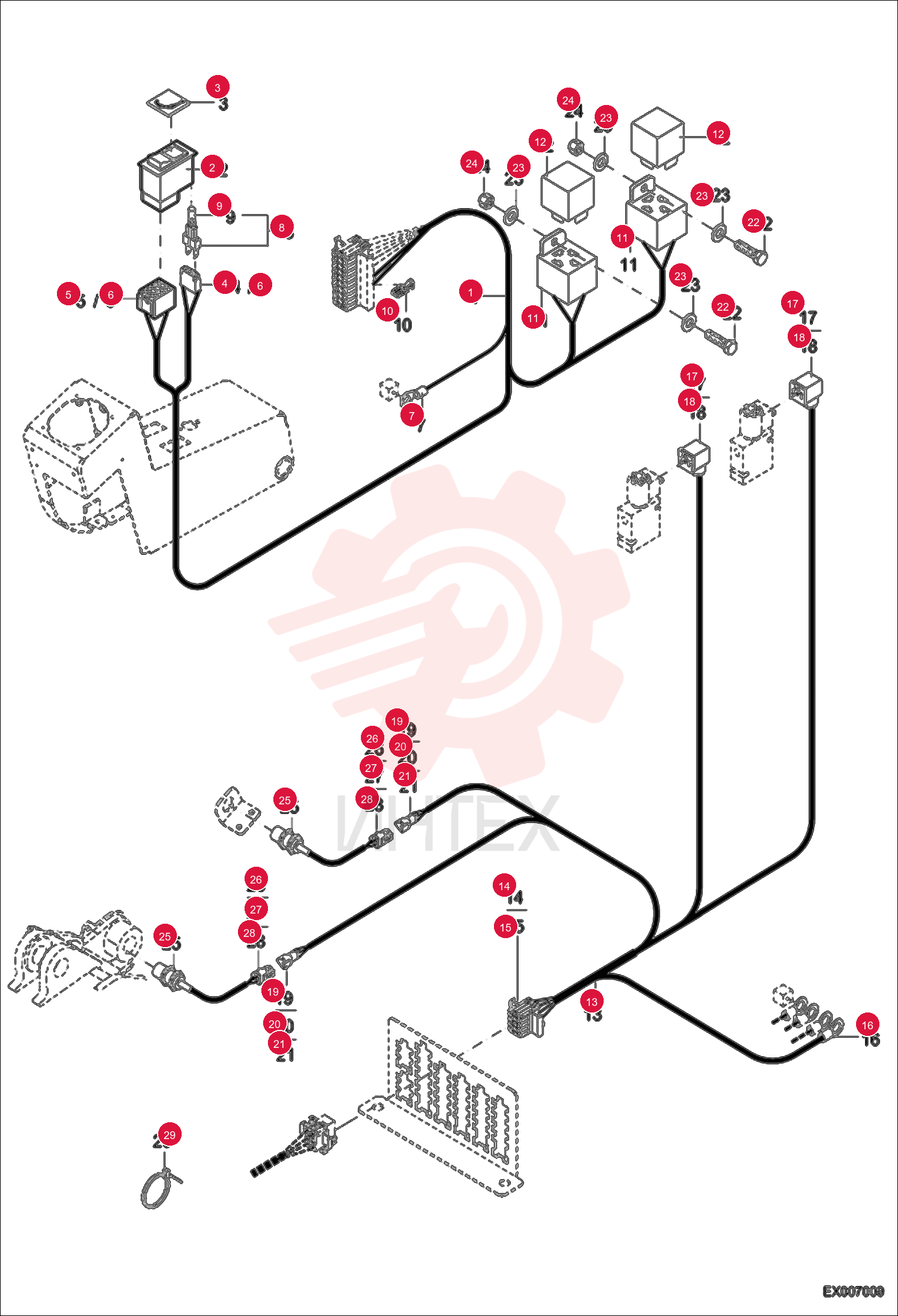 WIRE HARNESS 0234241030 (3)