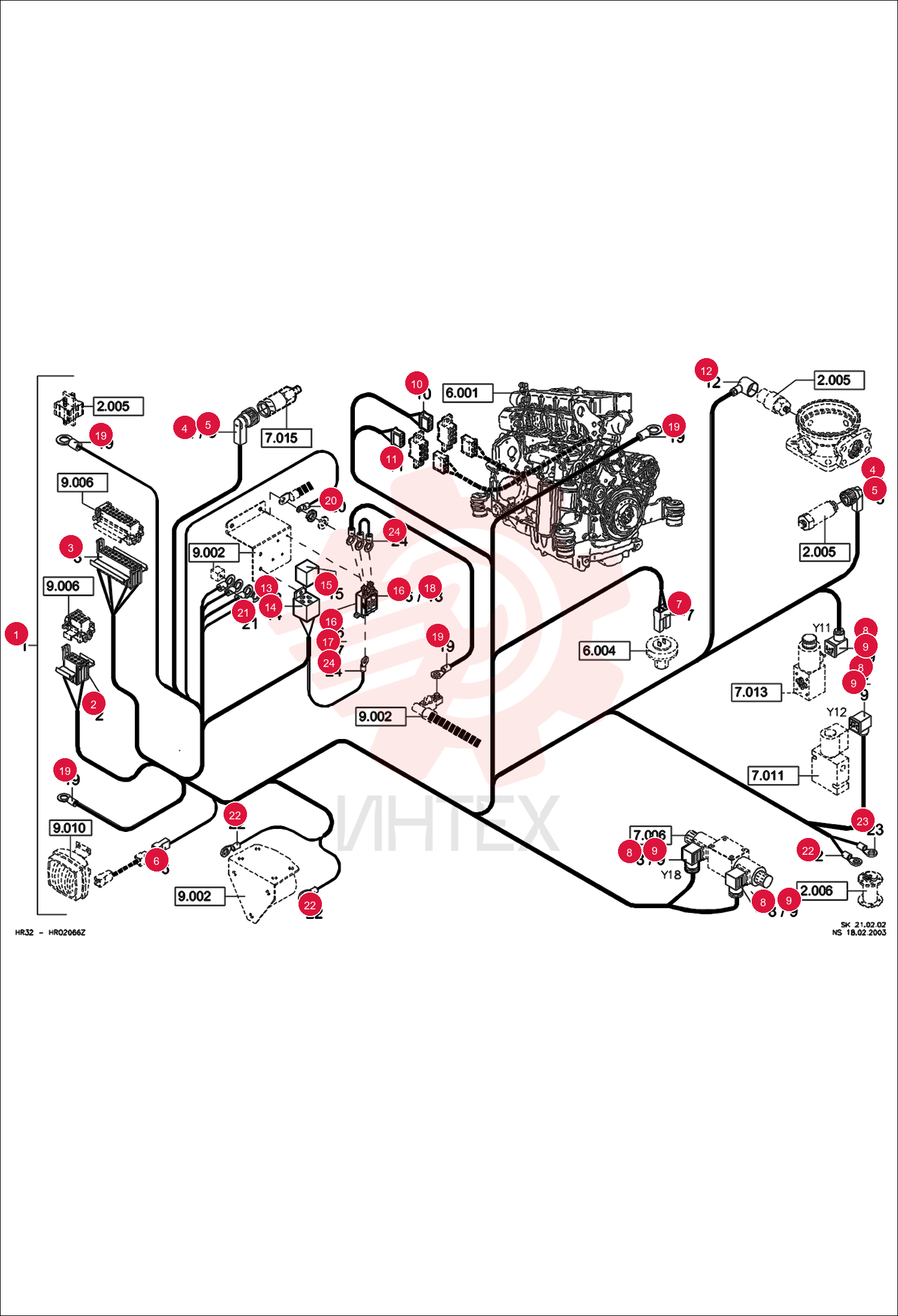 WIRE HARNESS 0190007150