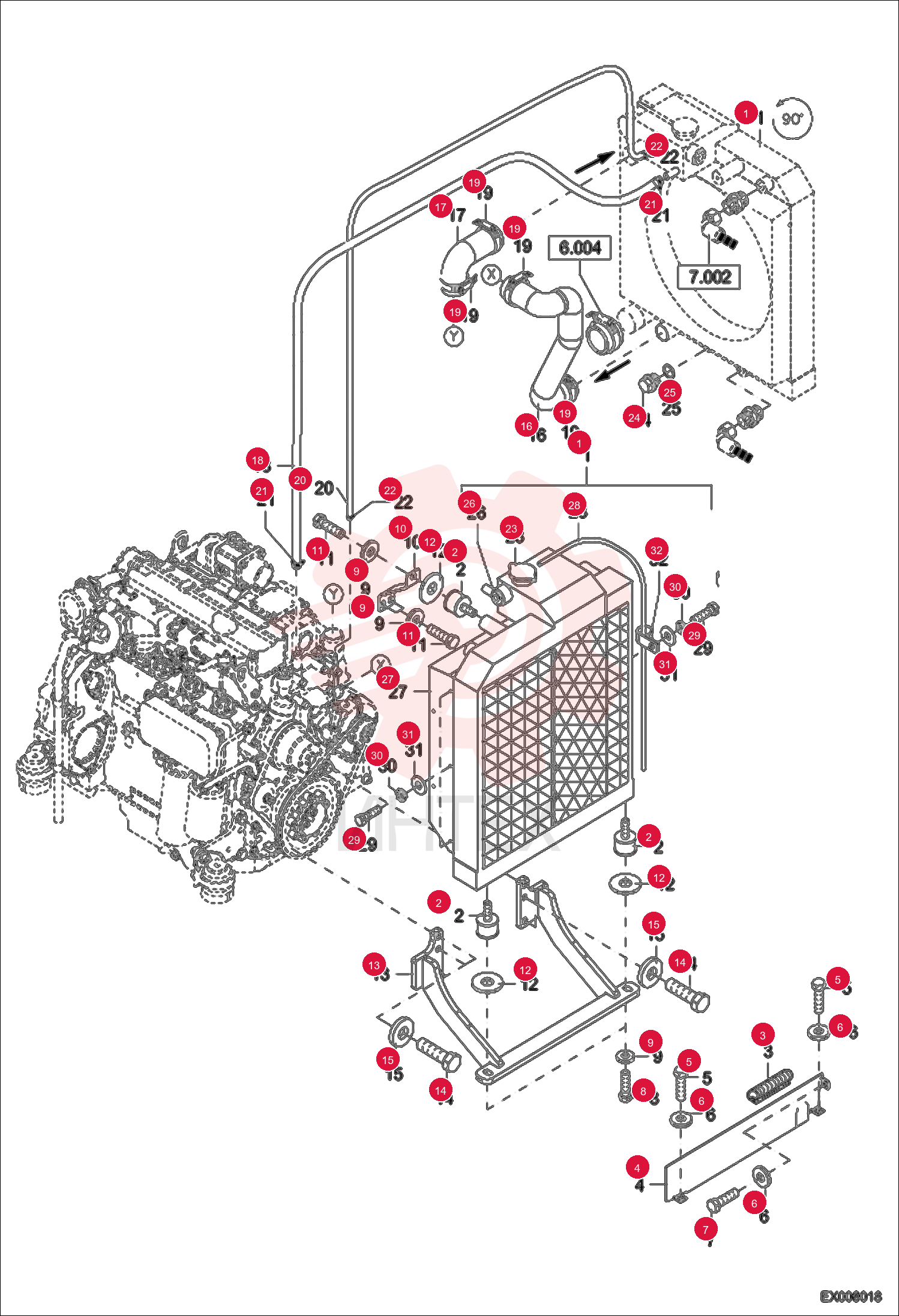 COMBINED COOLER.CPL. 5010661101