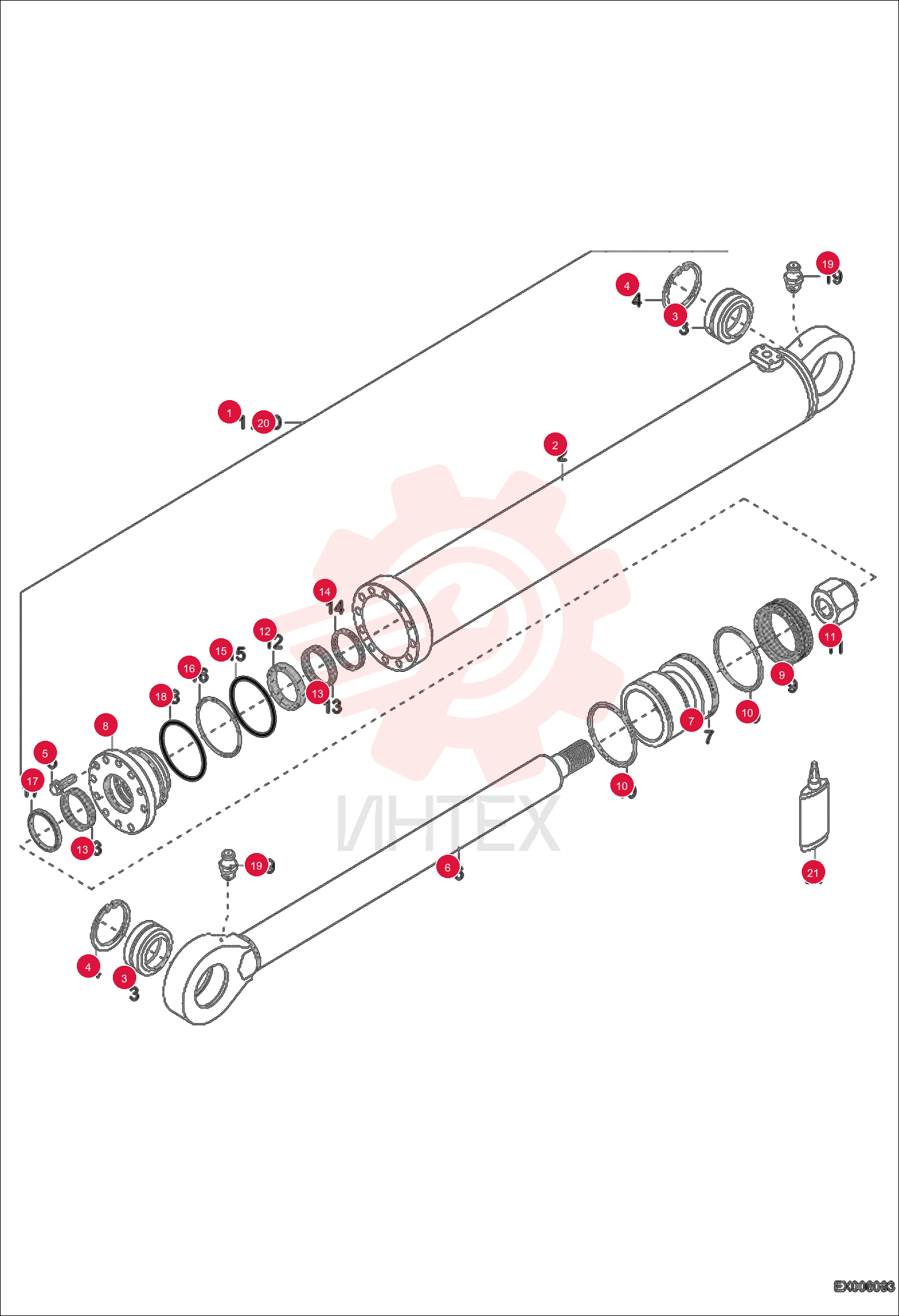 CYLINDER, HYD 6500883000 (2)