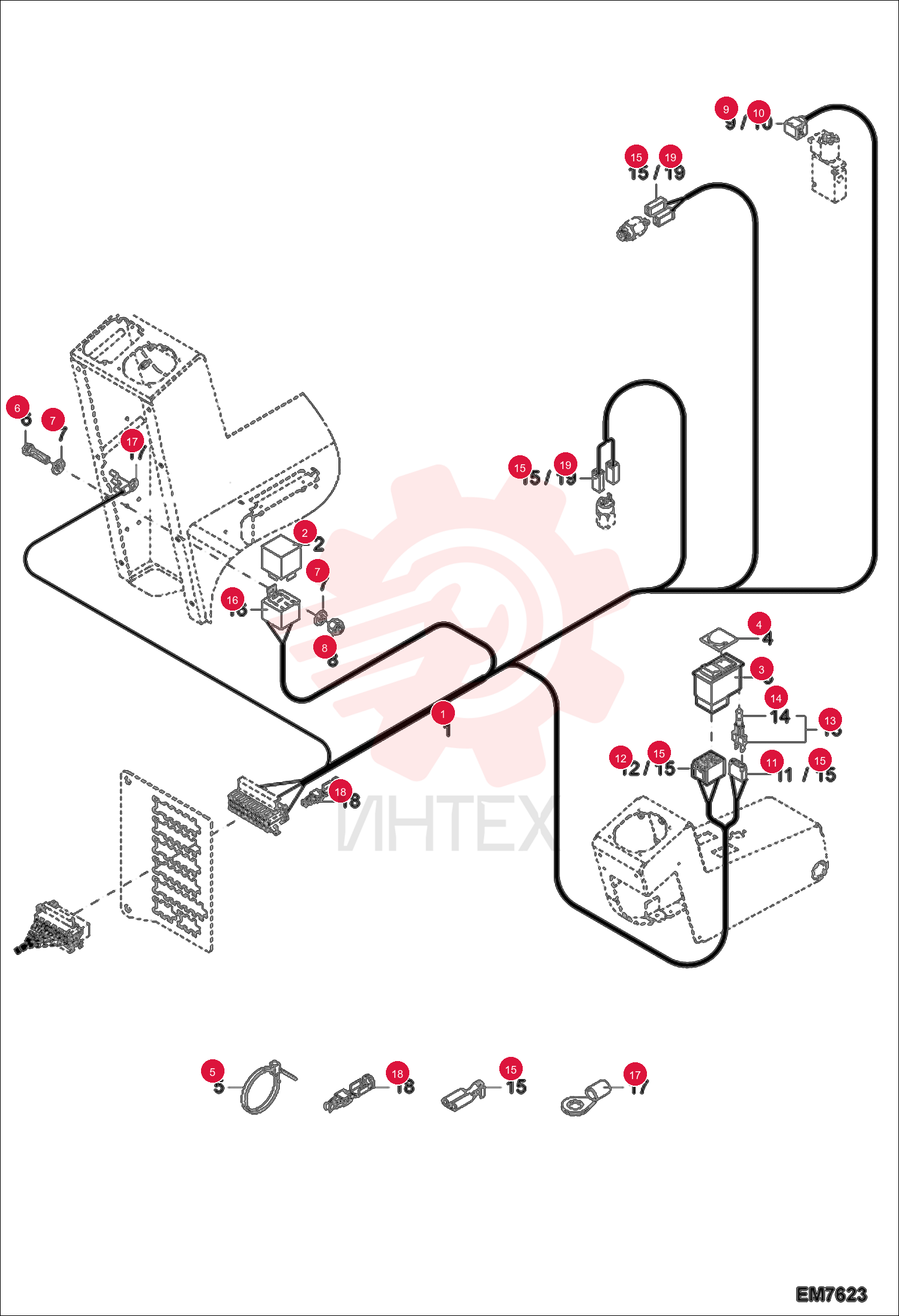 HARNESS, WIRE 0234371031