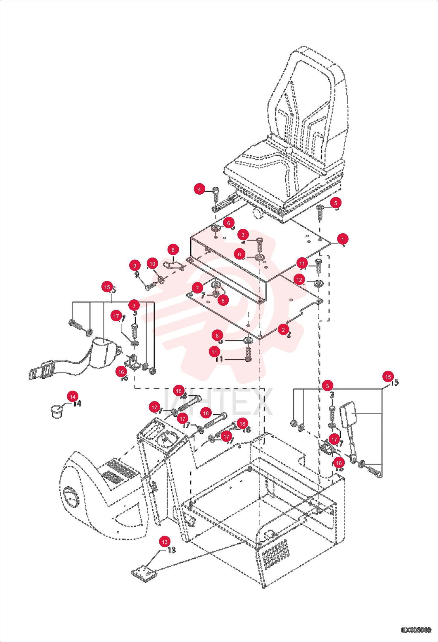 SEAT CONSOLE 6188827095