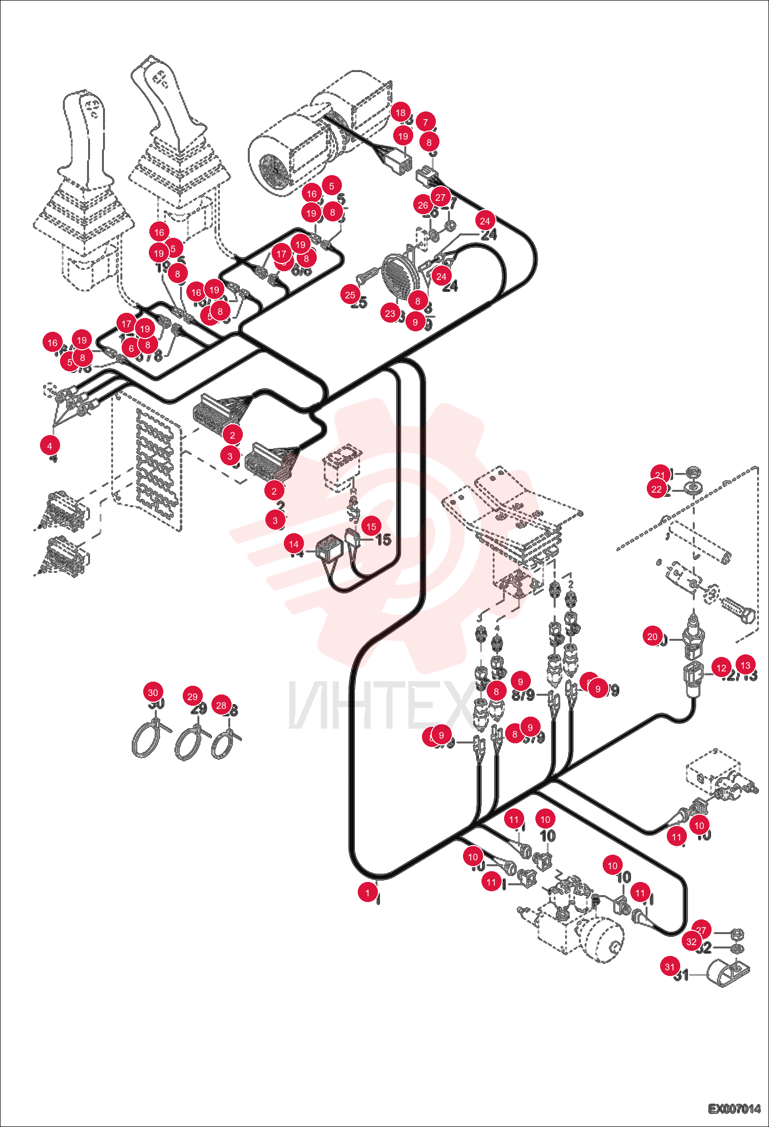 WIRE HARNESS CPL. 0234007070