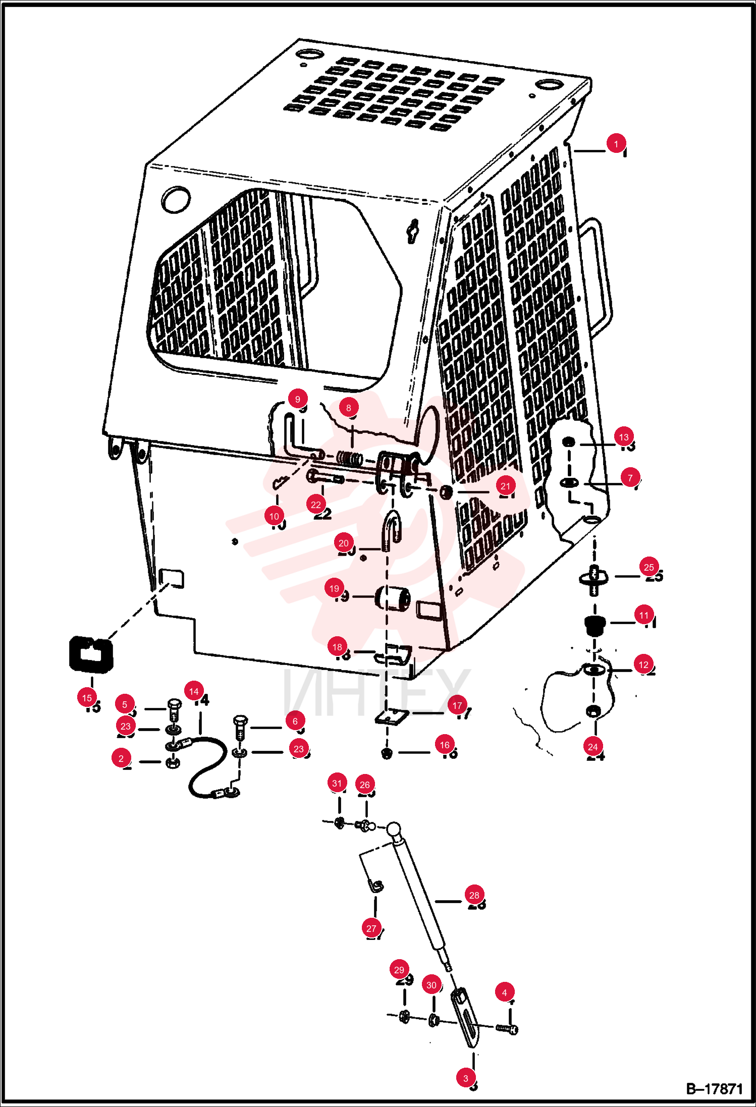 CAB, ASSY 6734641