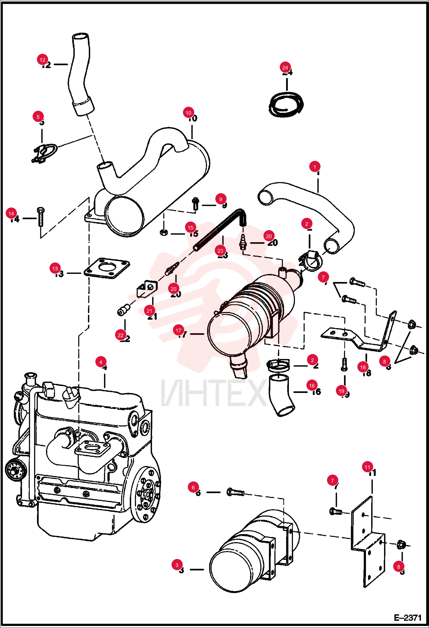 HOSE, AIRCLEANER 6718442