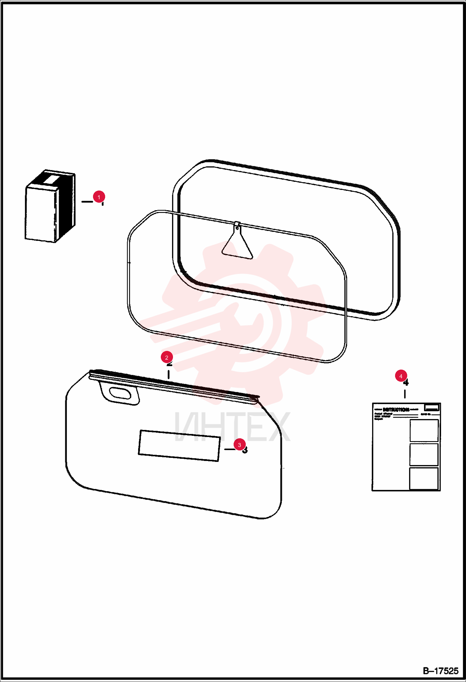 KIT, WINDOW REMOVAL 6726392