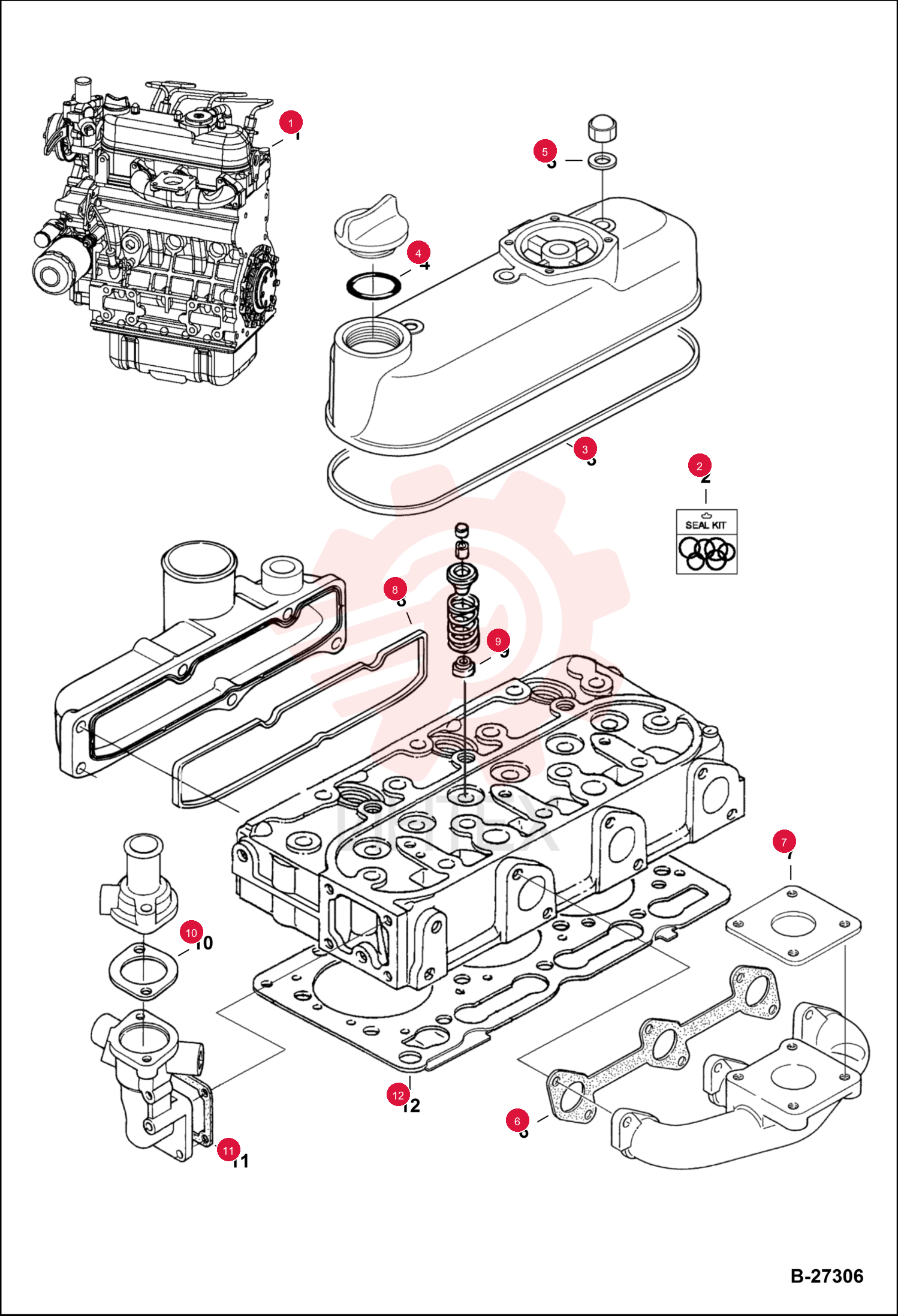 ENGINE D1005 23.5 HP EPA T4 / STG IV
