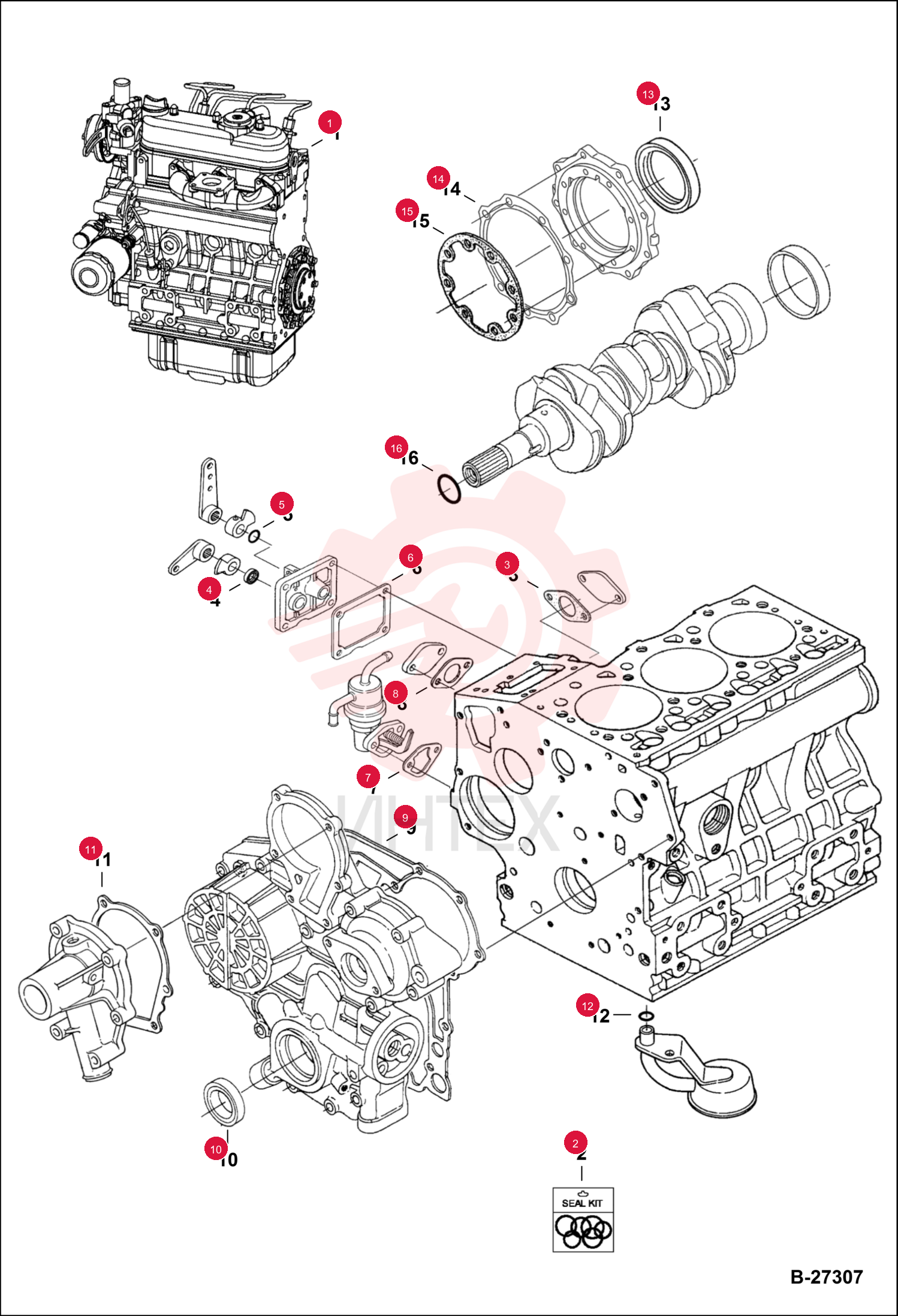 ENGINE, D1005-E3B-BC-3