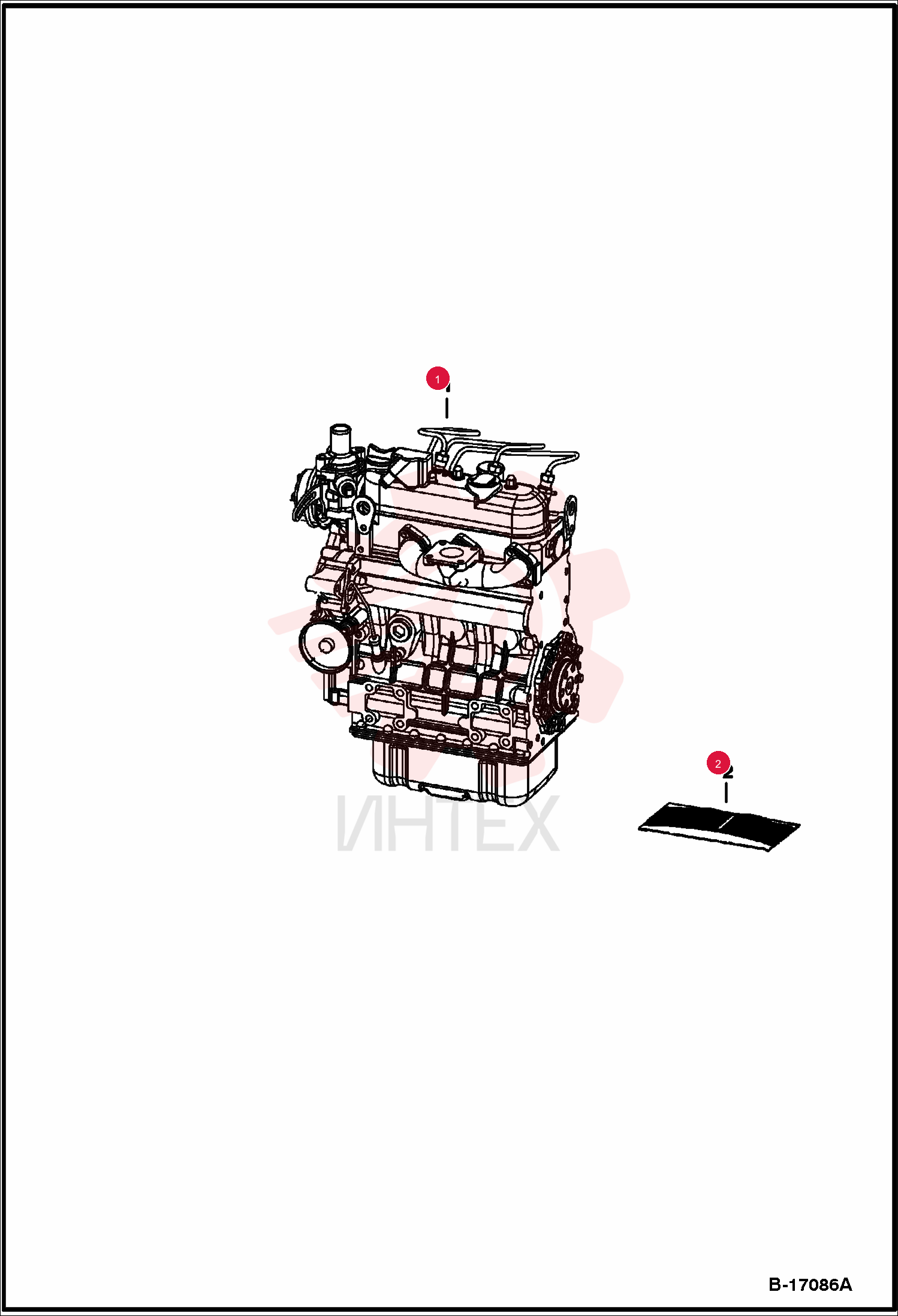 ENGINE, KUBOTA D1005 TIER 2