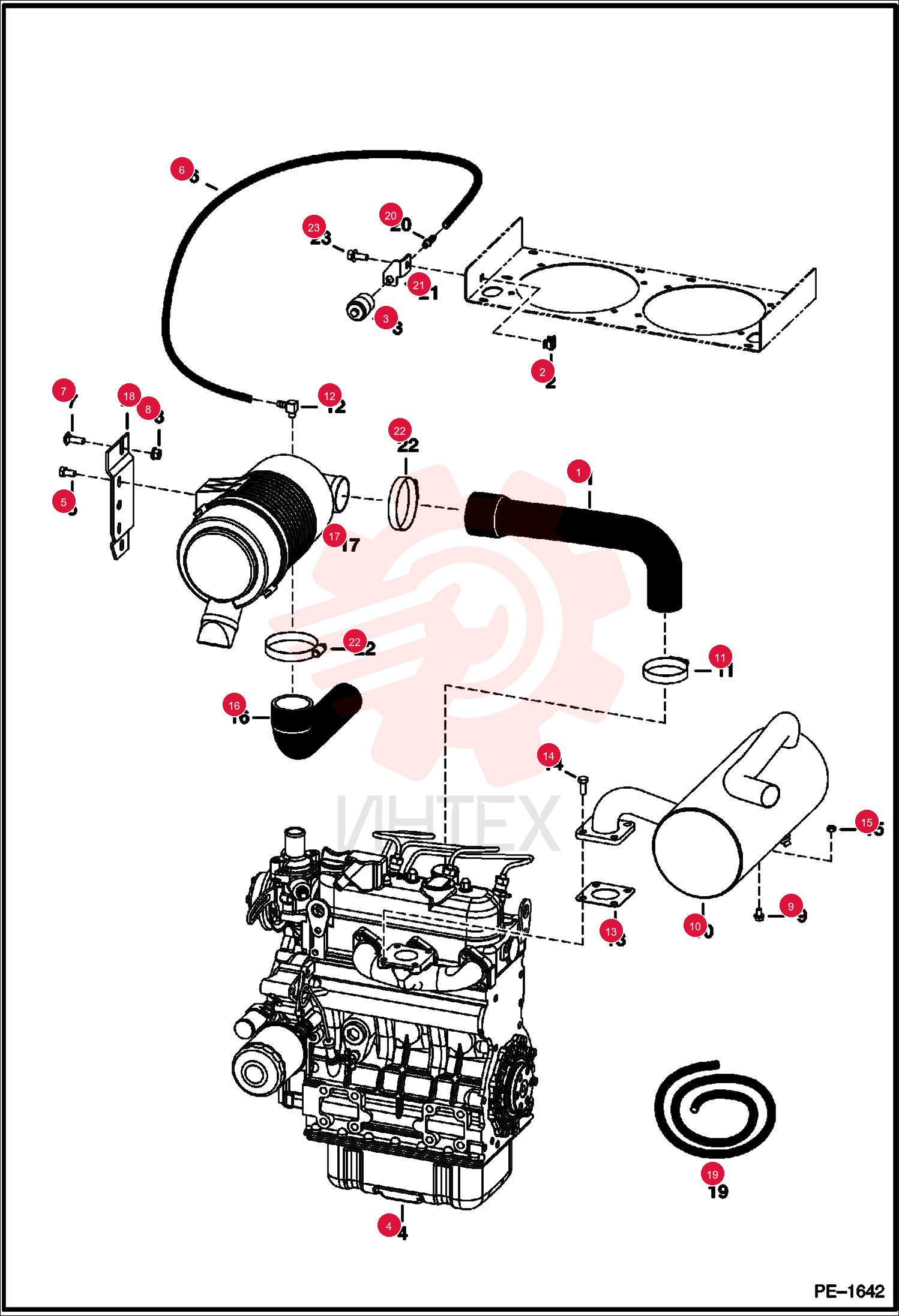 HOSE AIRCLEANER 6731667 (2)
