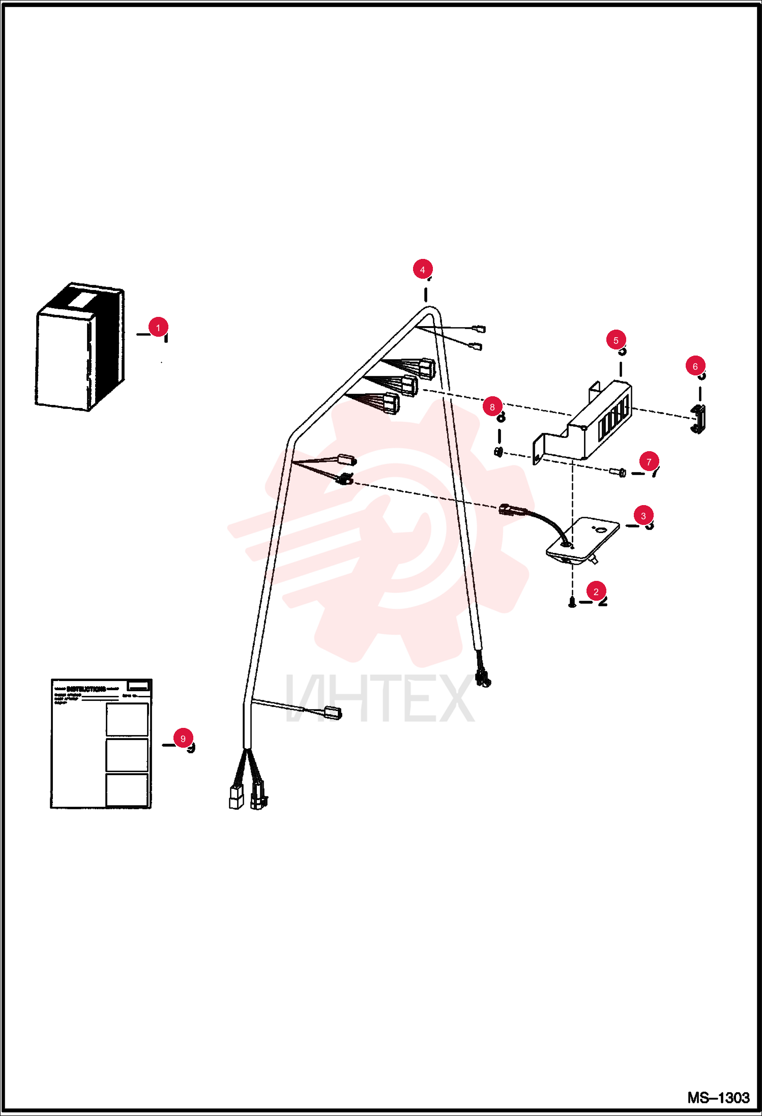 KIT SIDE INSTR PANEL 6730835 (2)