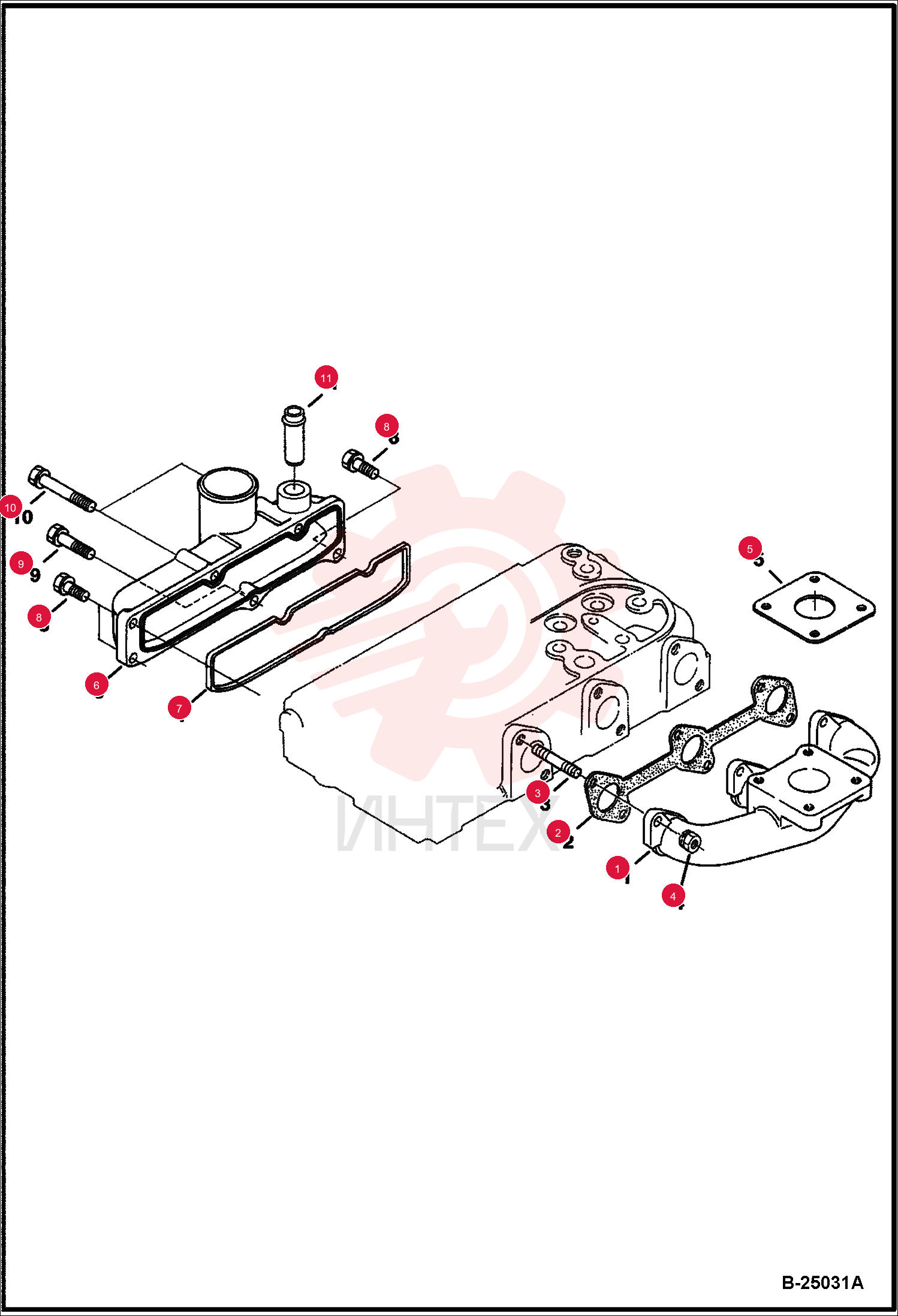 MANIFOLD EXHAUST 6686502 (1)