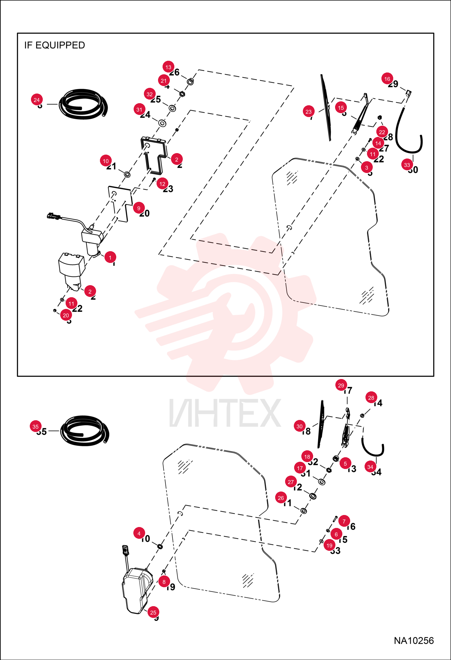 MOTOR, WIPER 6678323 (2)