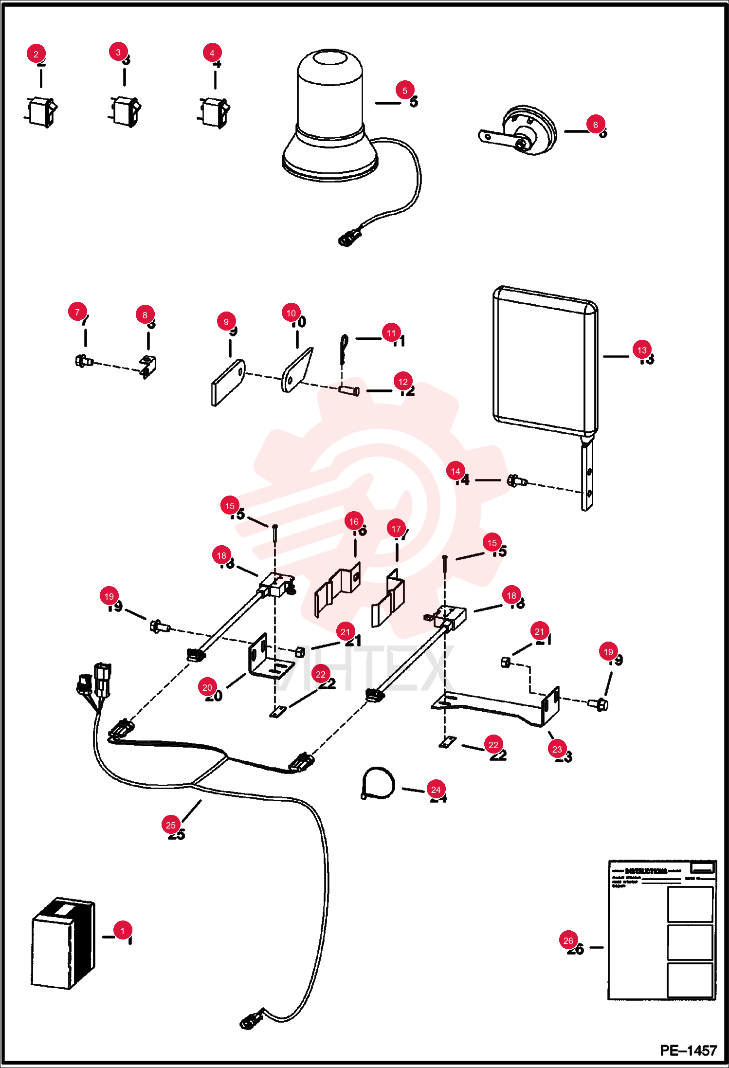 SWITCH, TRVL CONTROL 6668742 (1)