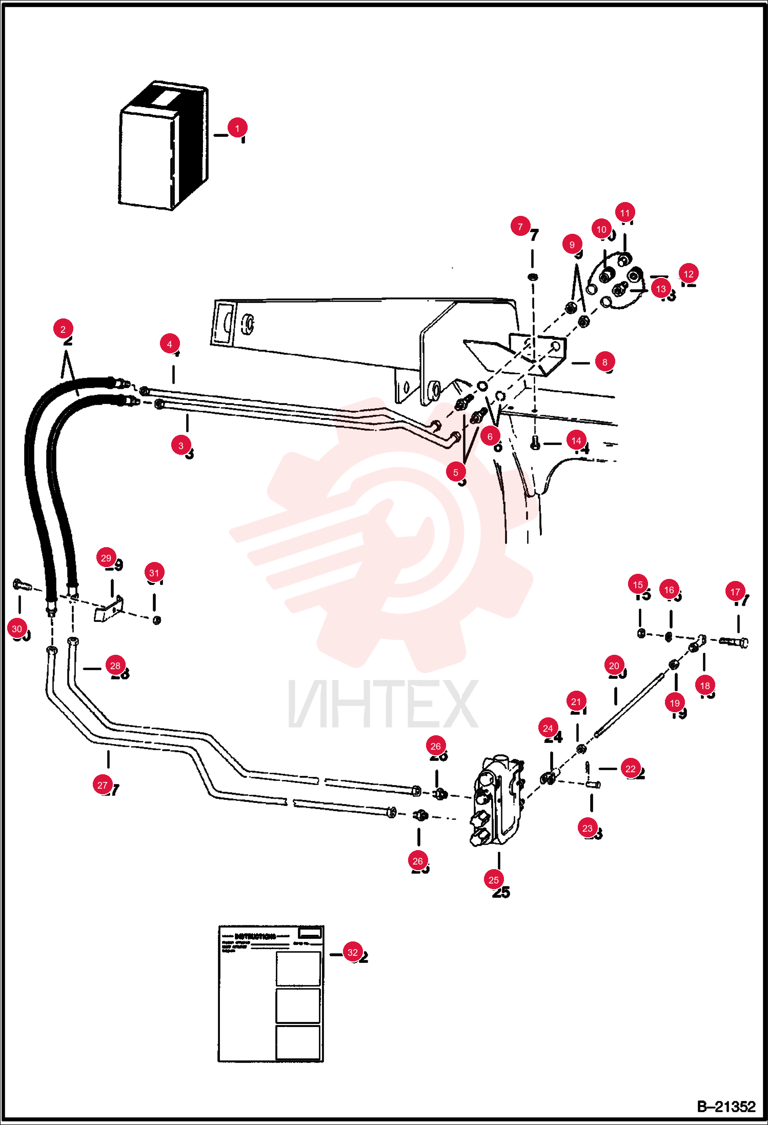 HOSE, HYD 6553454 (2)