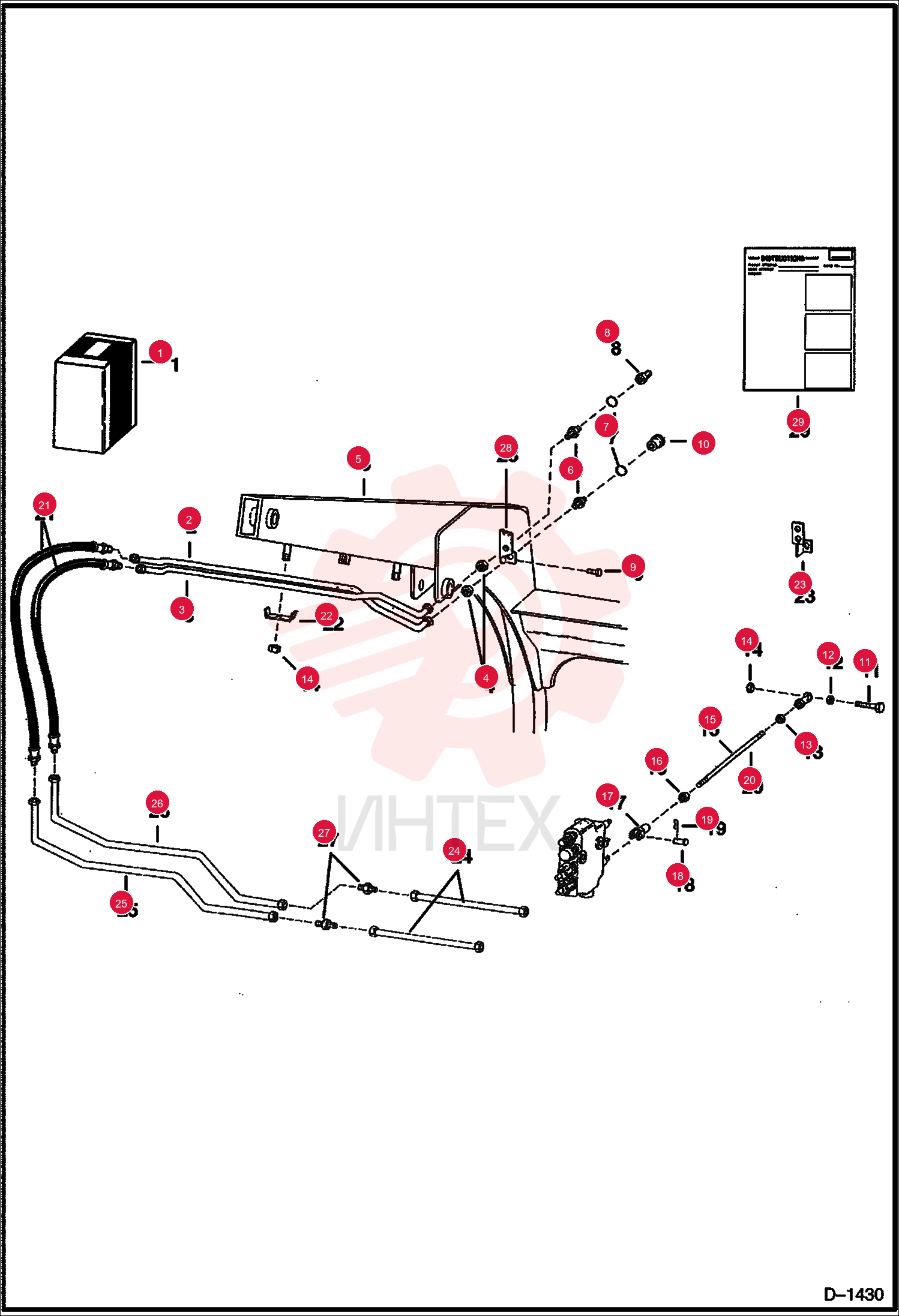 KIT, FRONT AUX 6711827