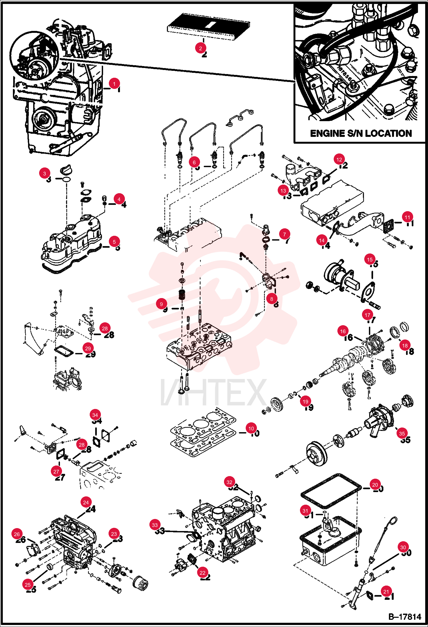 KIT, GASKET 6630550 (1)