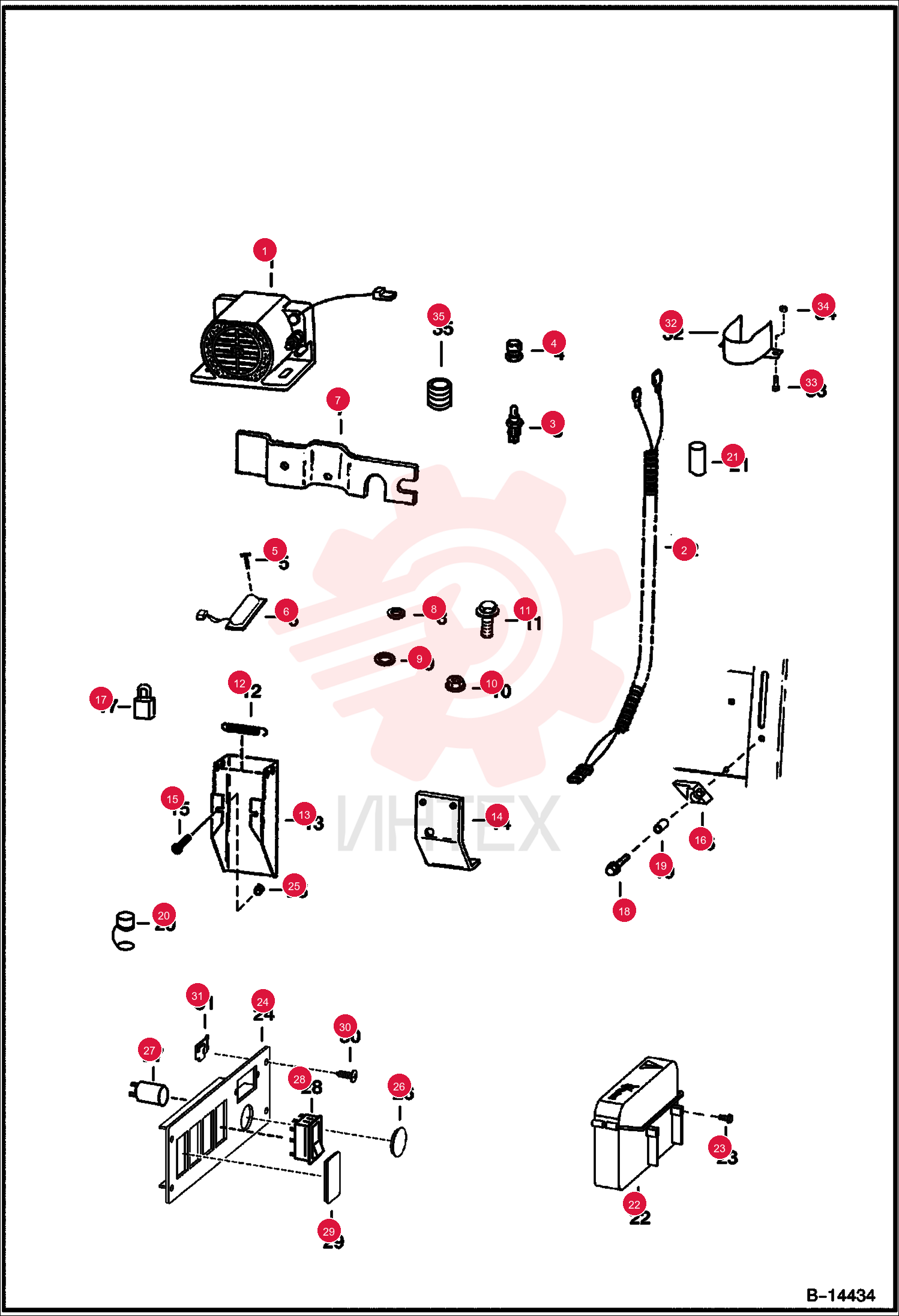 ALARM HORN 6660294 (3)