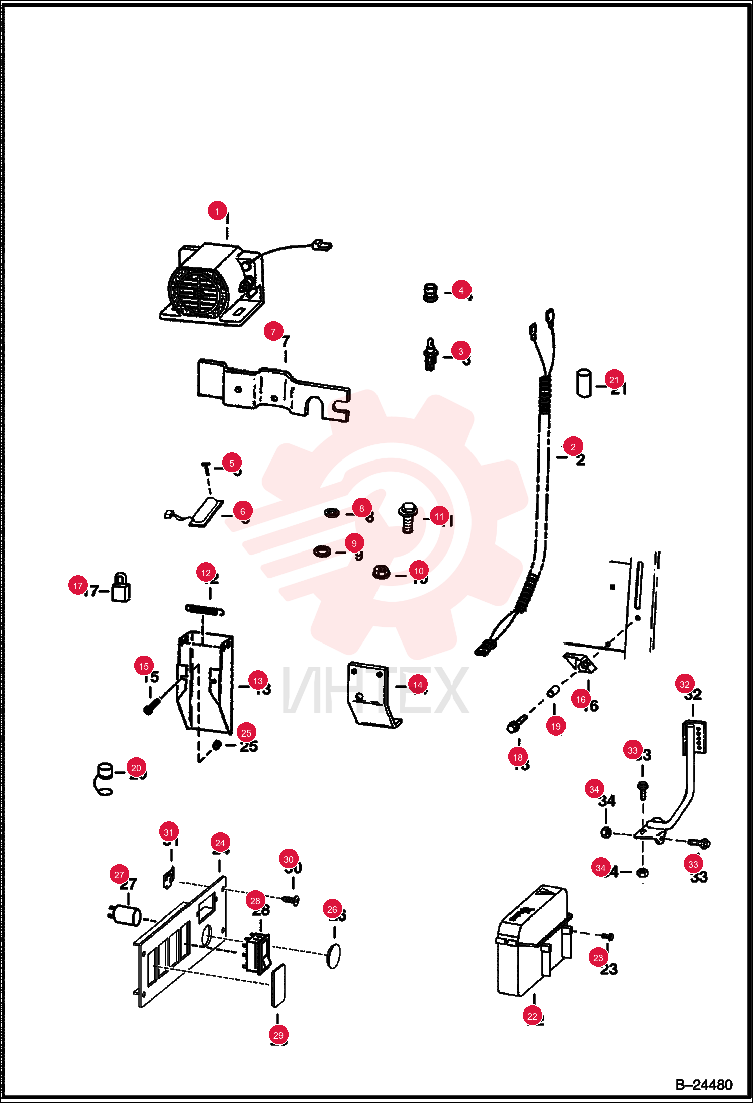 ALARM HORN 6660294 (1)