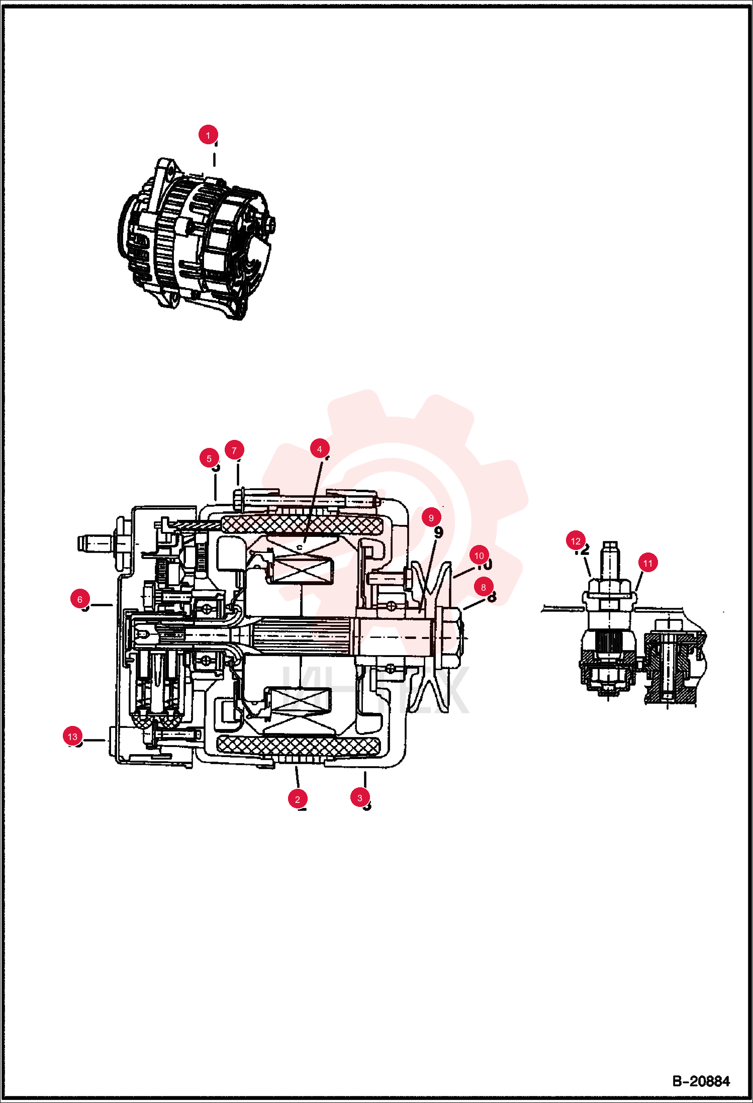 ALTERNATOR 65 AMP