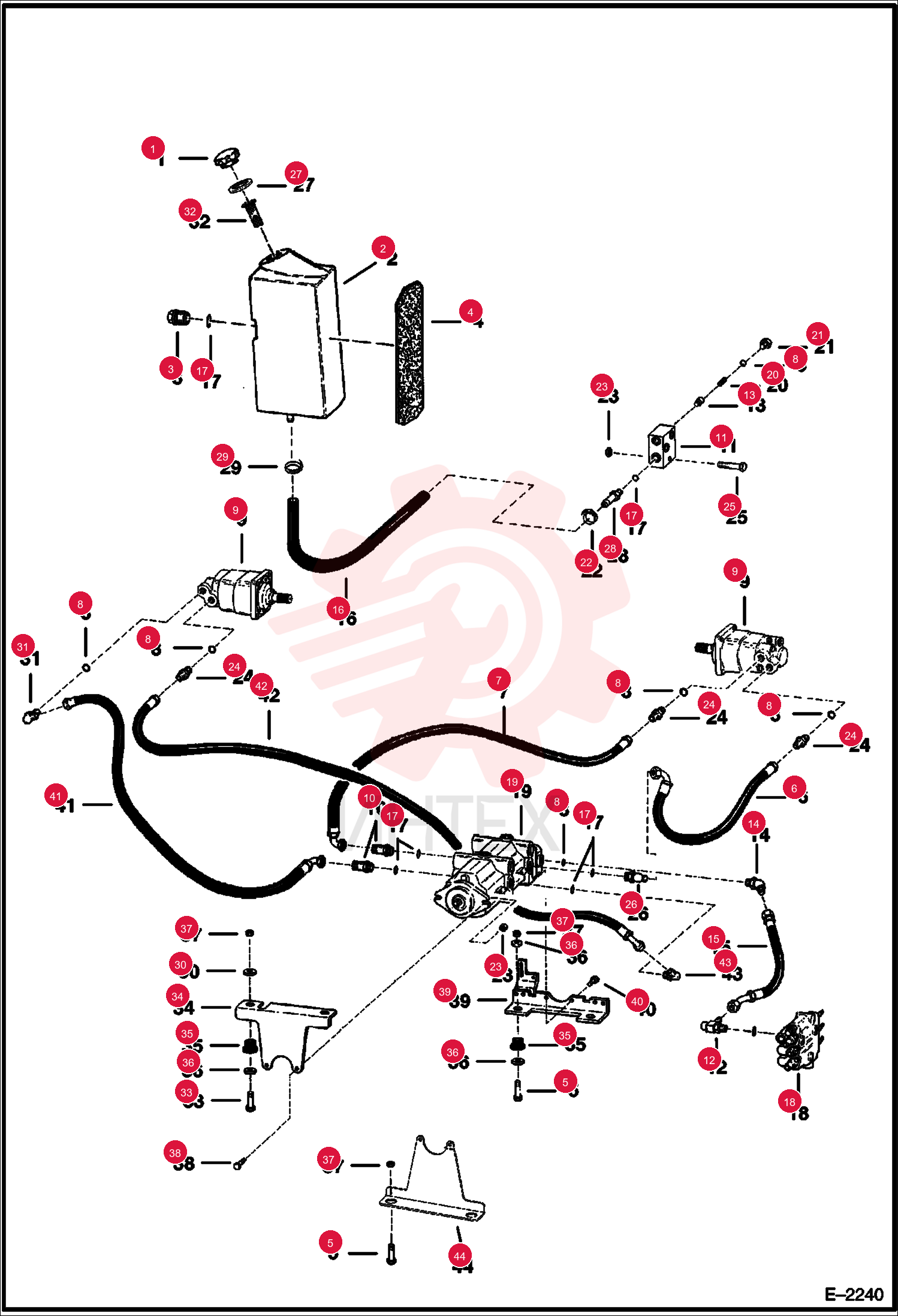 CAP HYDRAULIC 6727475 (2)