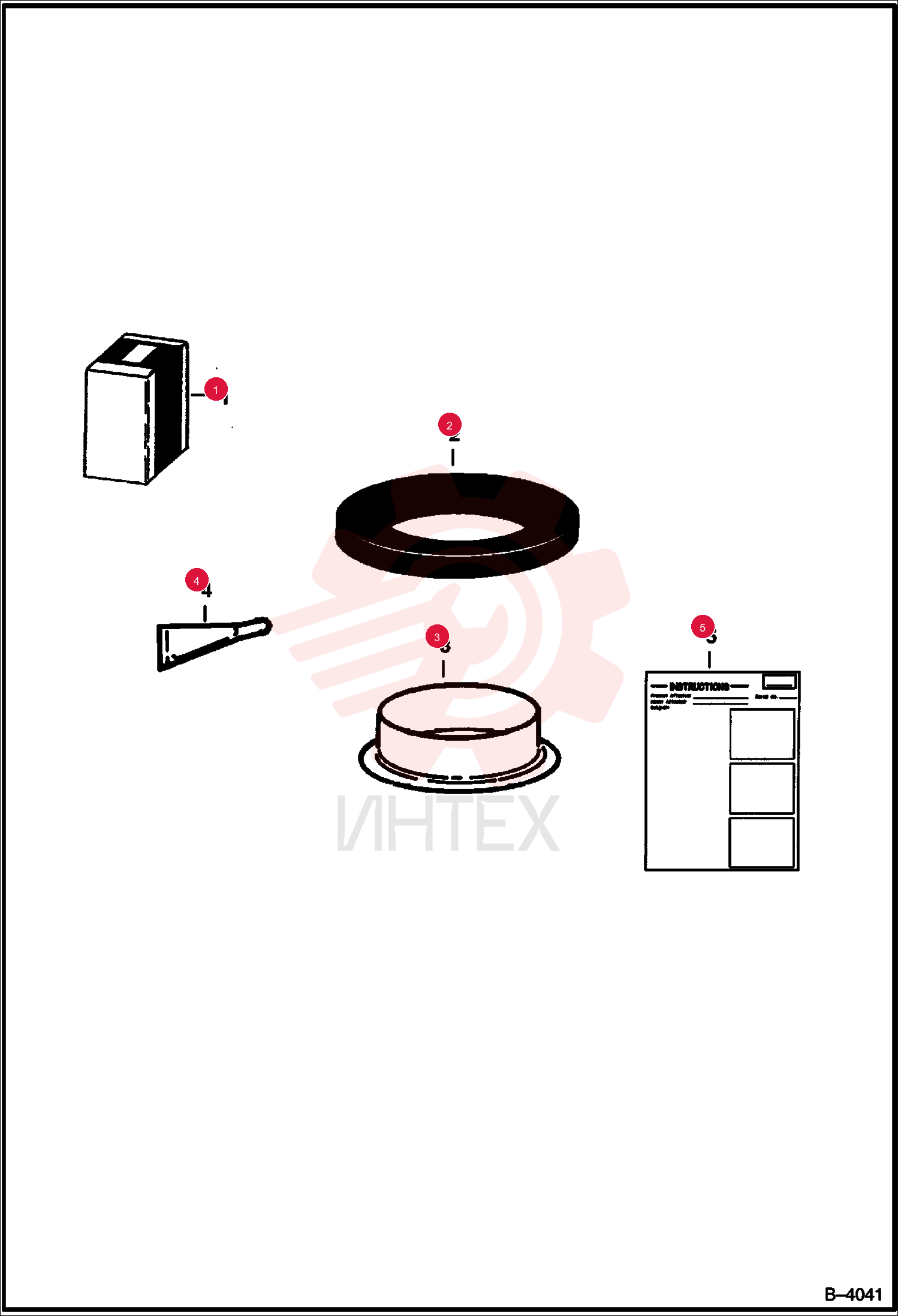 KIT, AXLE SEAL 6568974 (1)