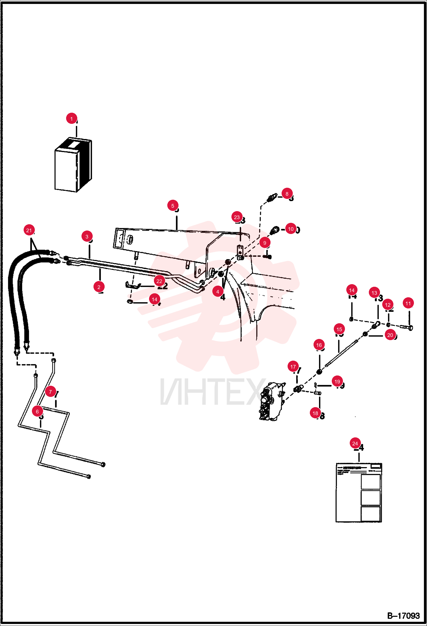KIT, FRONT AUX 6715321 (2)