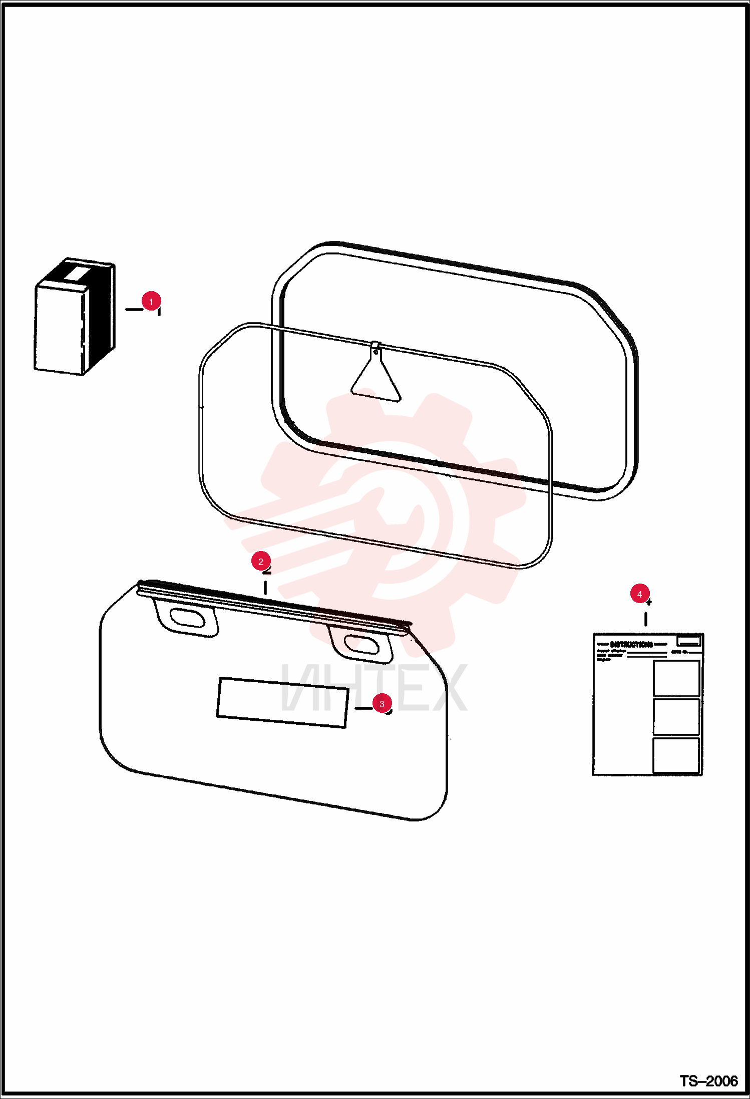 KIT, WINDOW REMOVAL 6726392 (2)