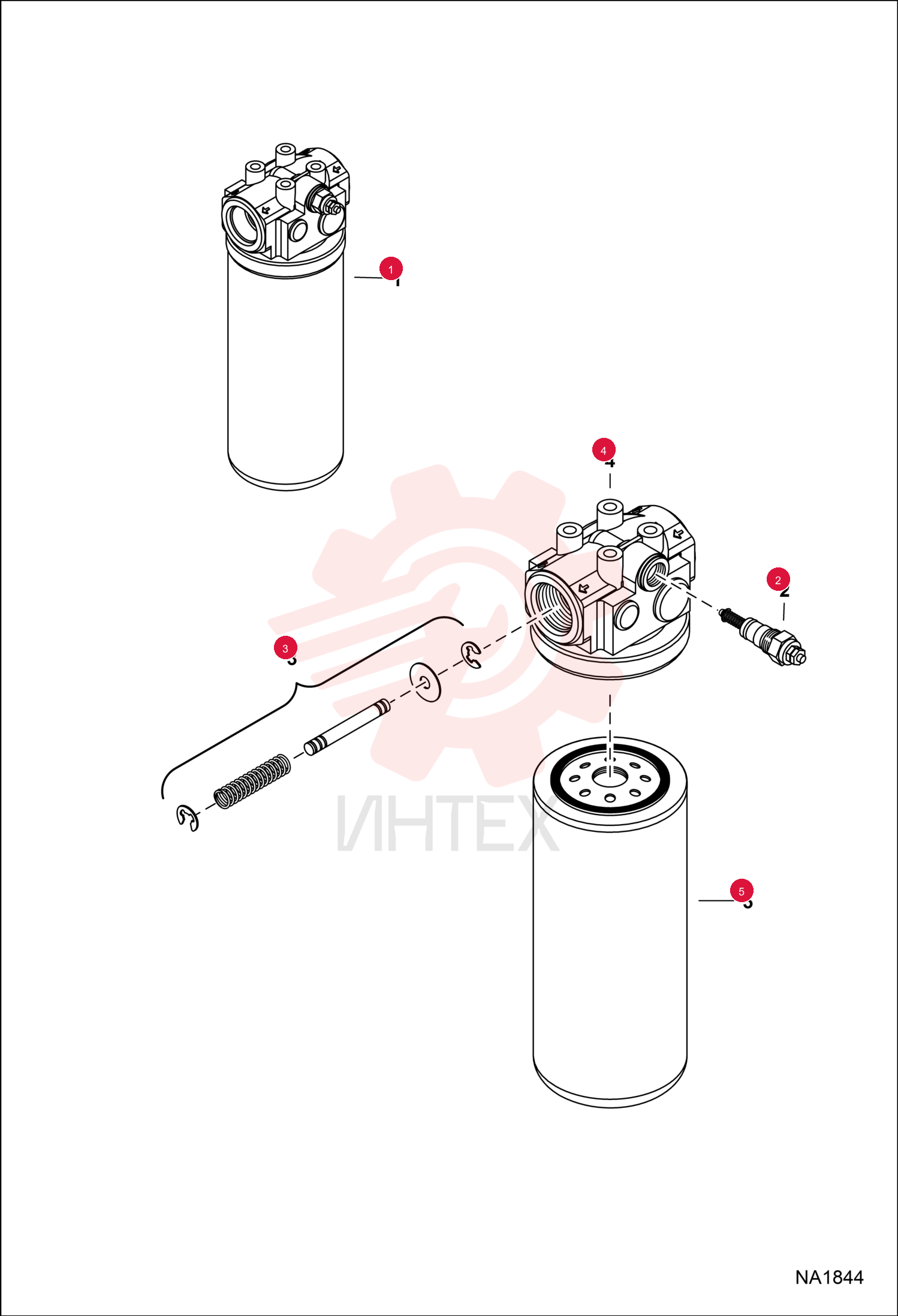 FILTER OIL HYDRAULIC ASSY